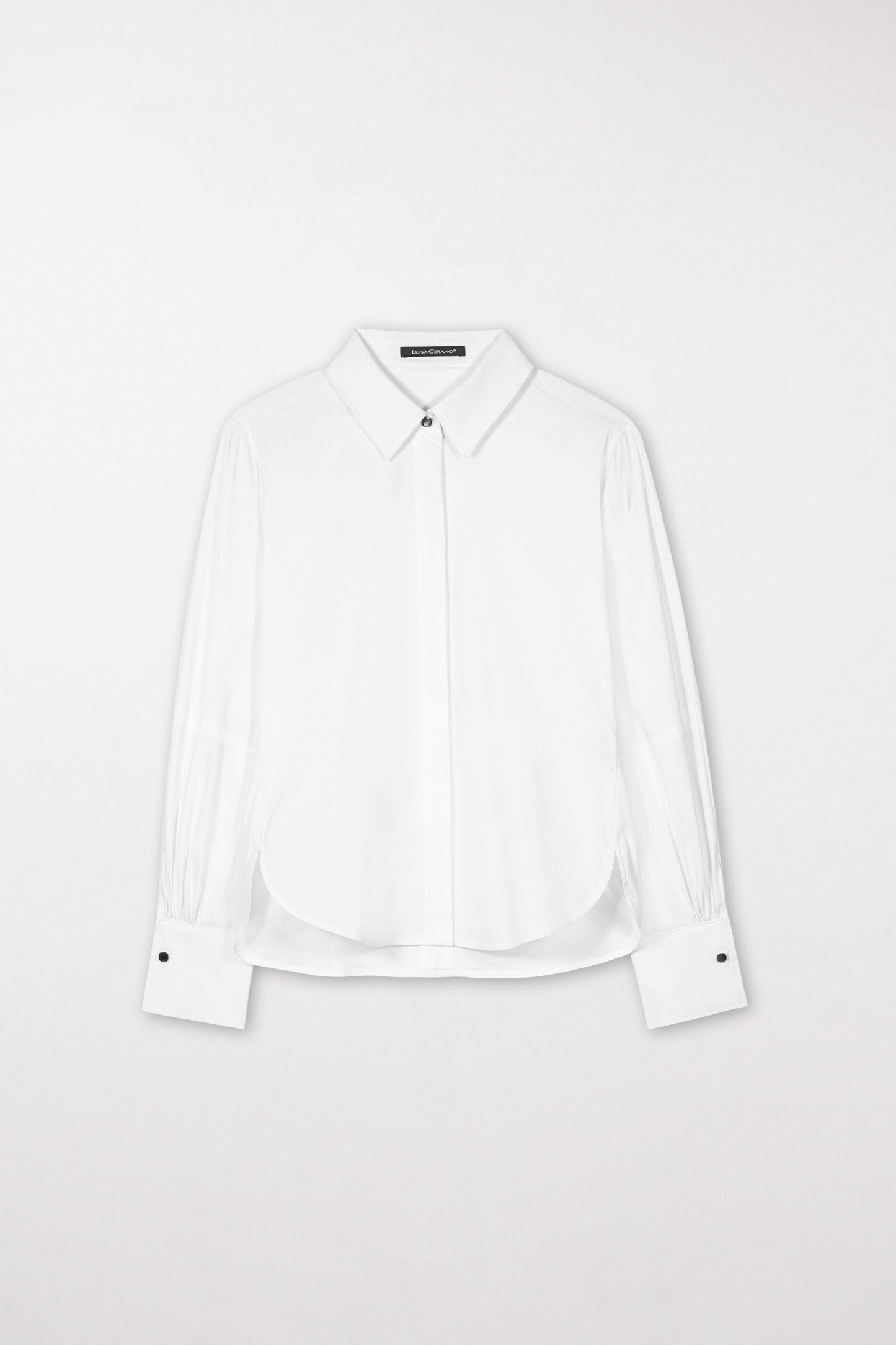 Cotton Blend Shirt Blouse