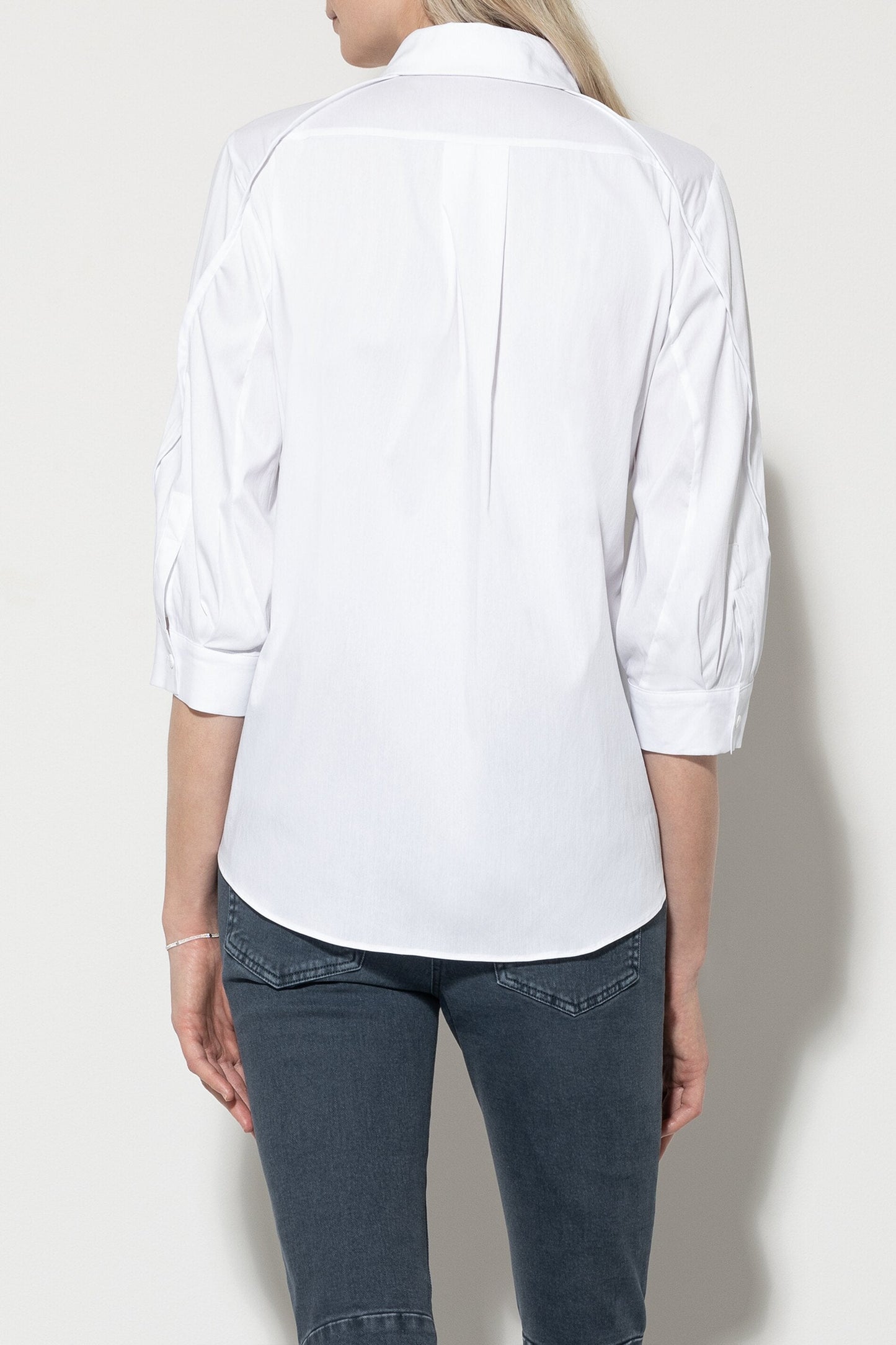 Shirt Blouse with 3/4 Sleeves