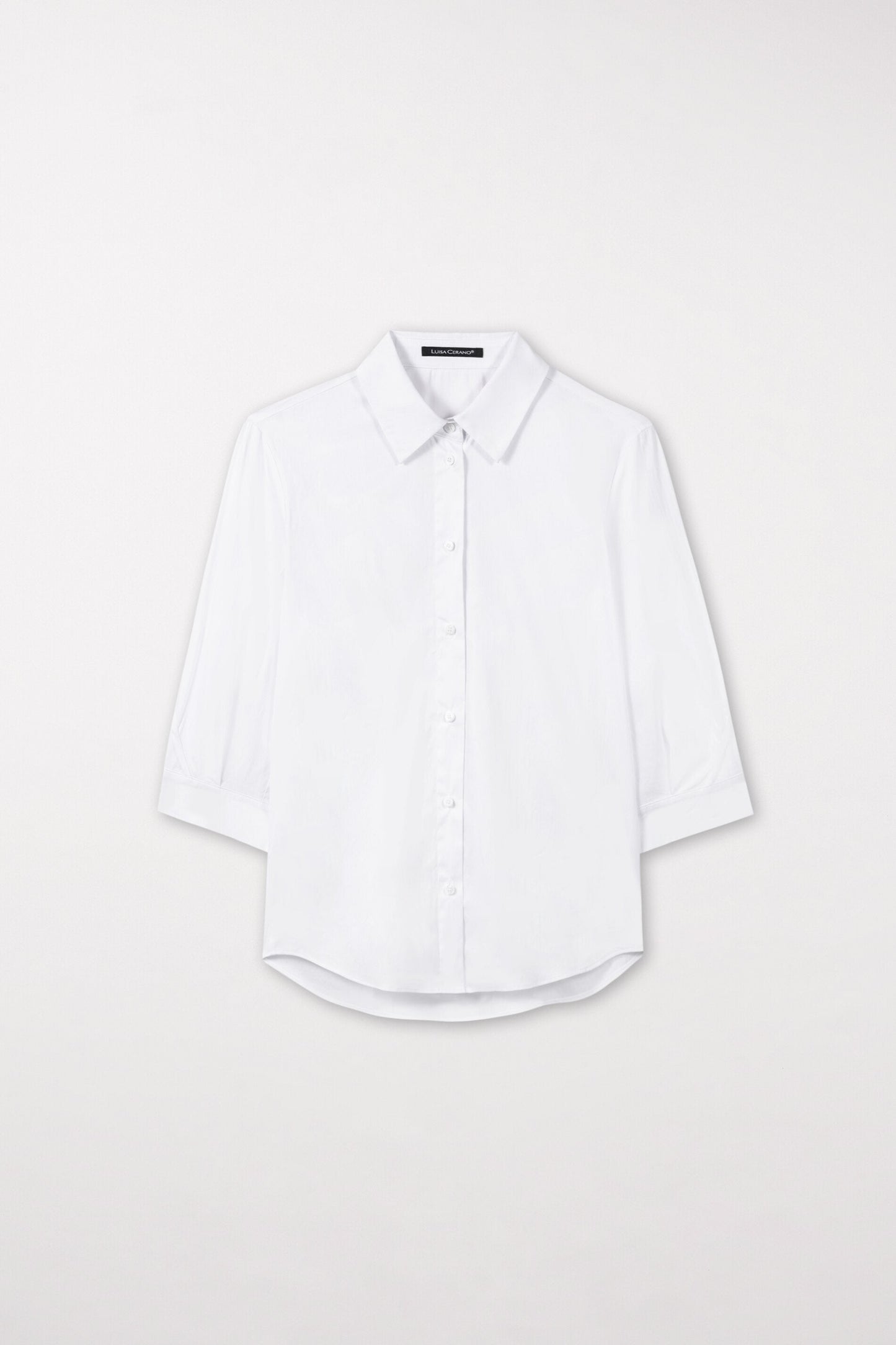 Shirt Blouse with 3/4 Sleeves