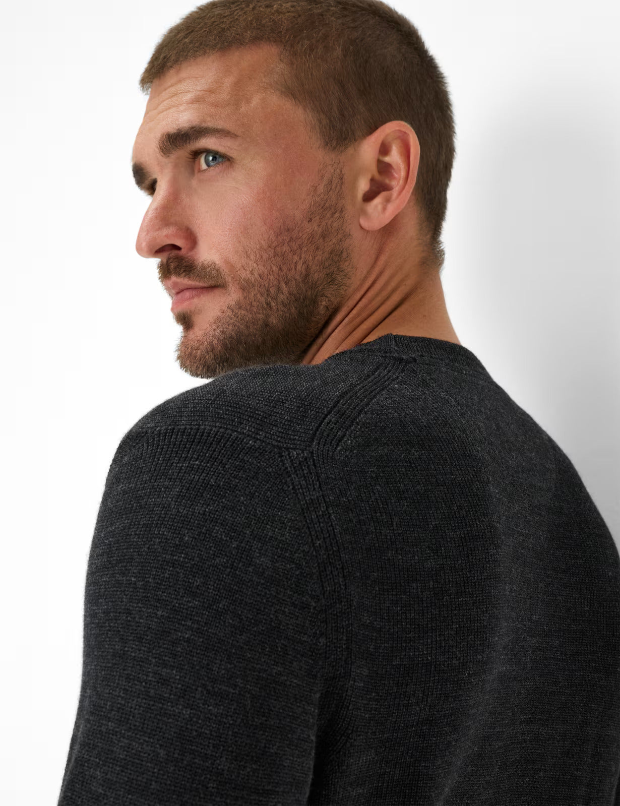 Feel Good Sportive: Knitted Sweater in a Cotton Mix