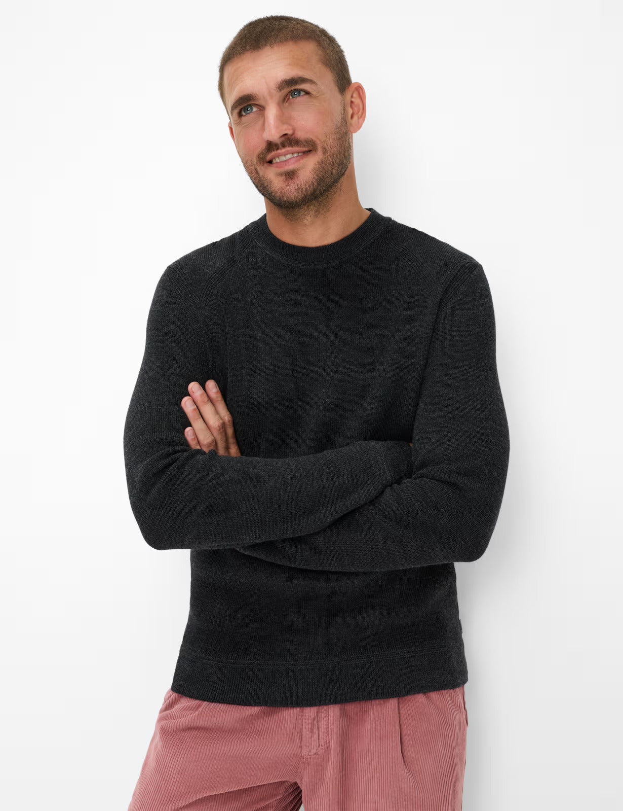 Feel Good Sportive: Knitted Sweater in a Cotton Mix