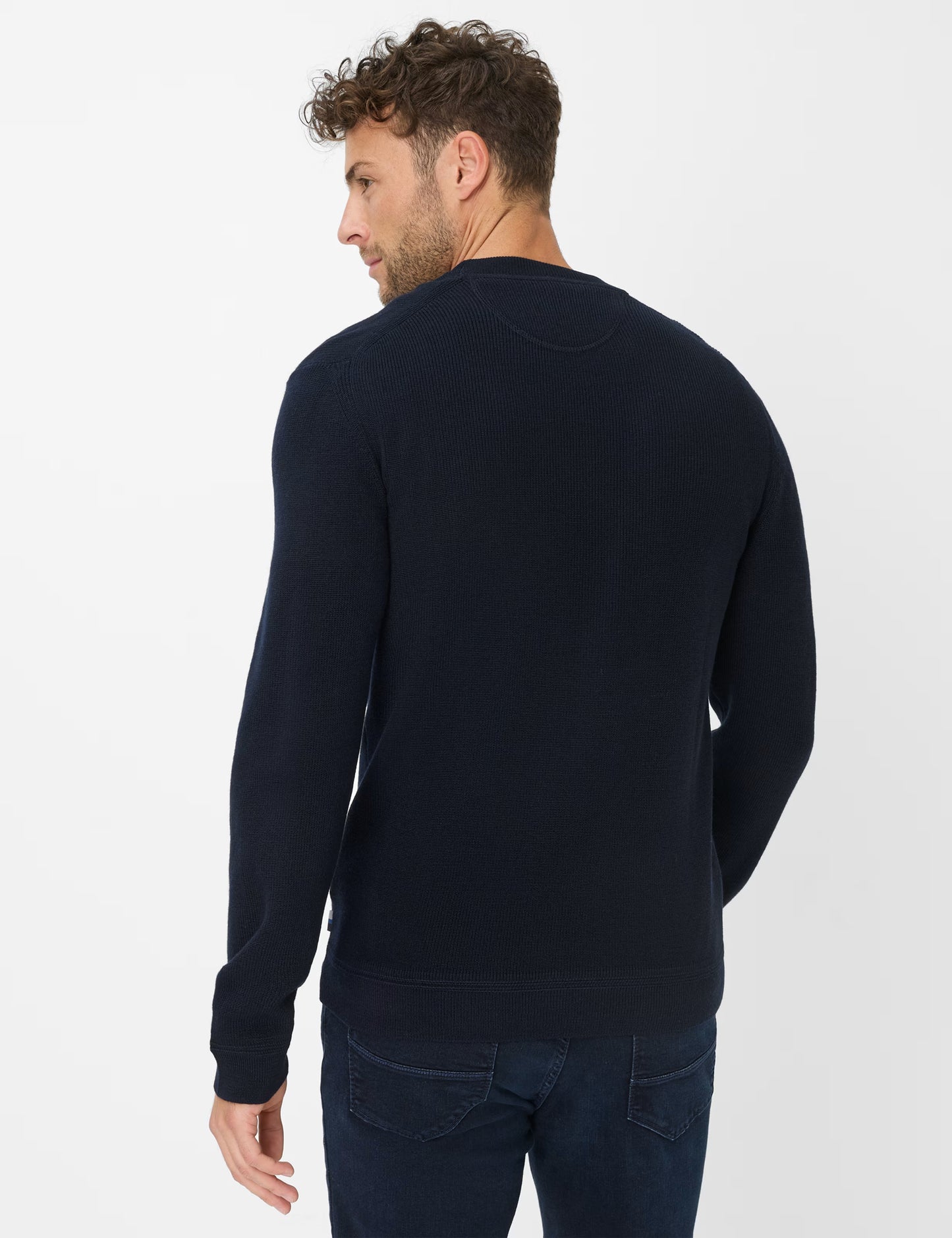 Feel Good Sportive: Knitted Sweater in a Cotton Mix