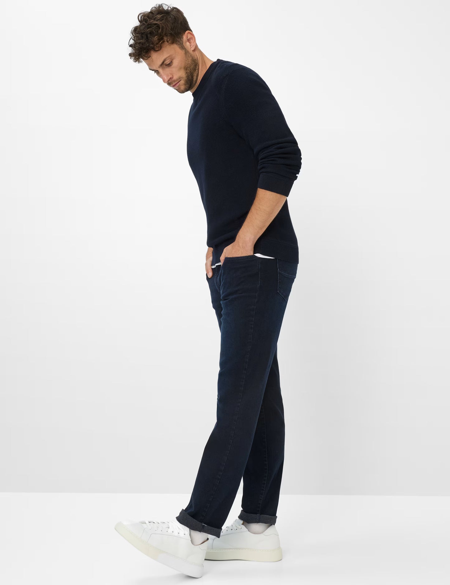 Feel Good Sportive: Knitted Sweater in a Cotton Mix