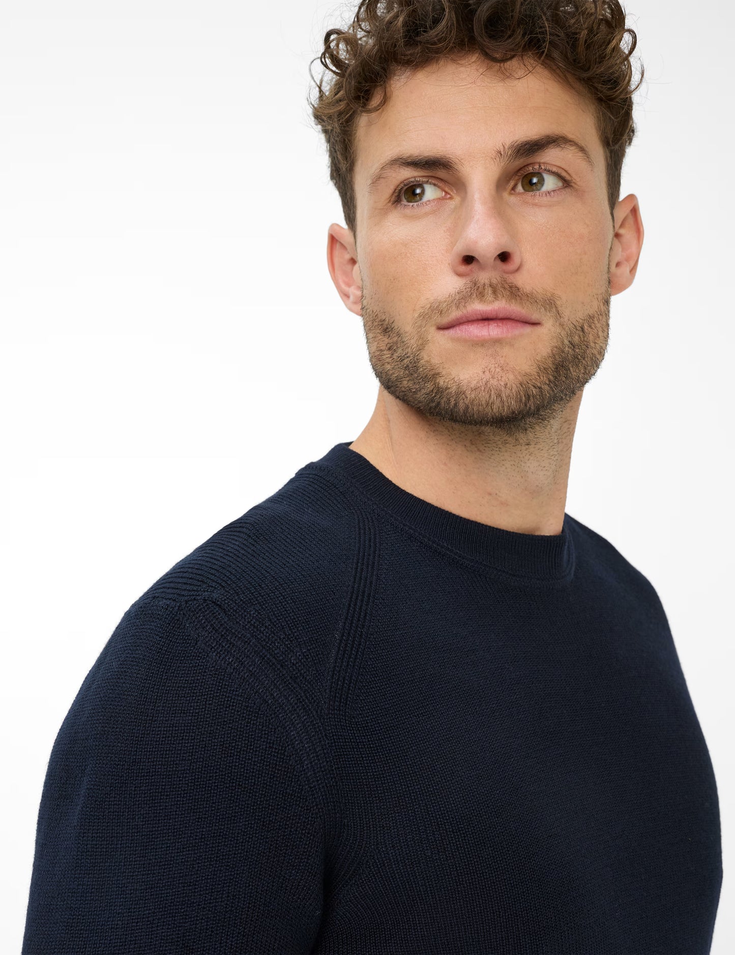 Feel Good Sportive: Knitted Sweater in a Cotton Mix