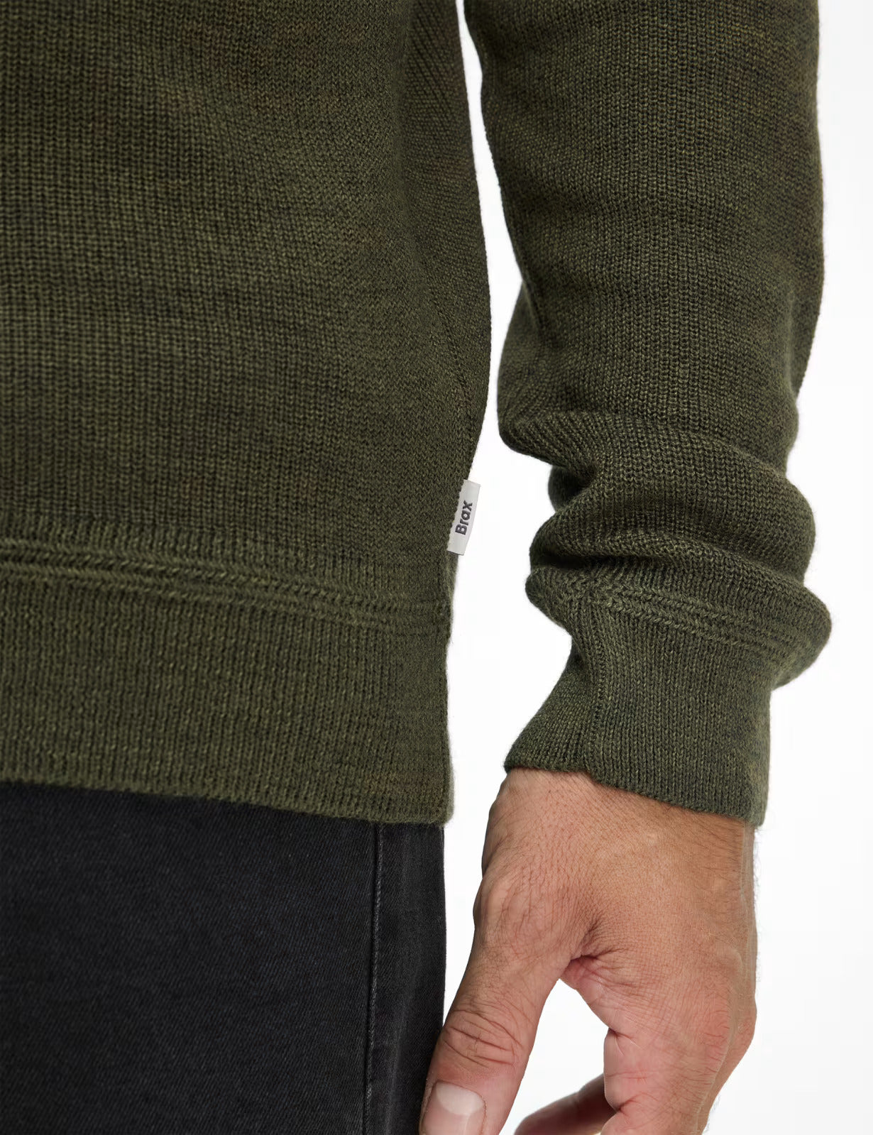Feel Good Sportive: Knitted Sweater in a Cotton Mix
