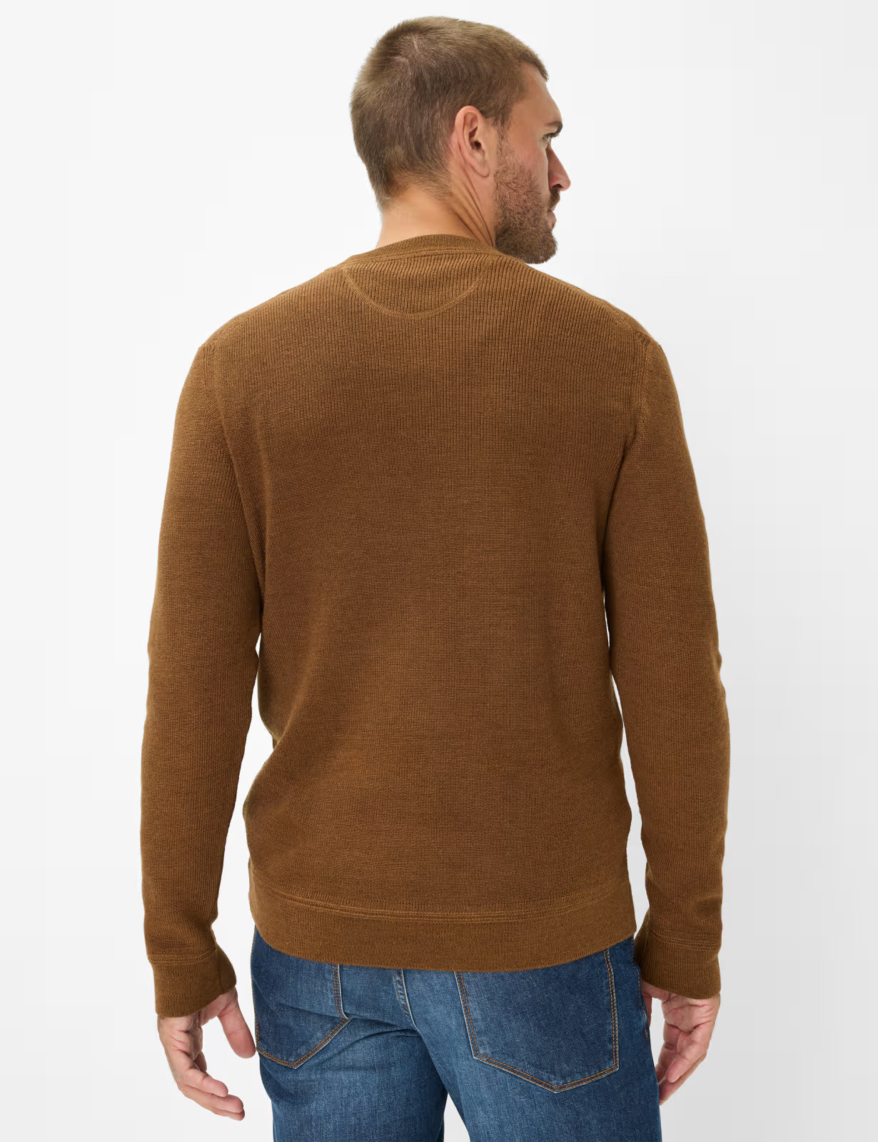 Feel Good Sportive: Knitted Sweater in a Cotton Mix