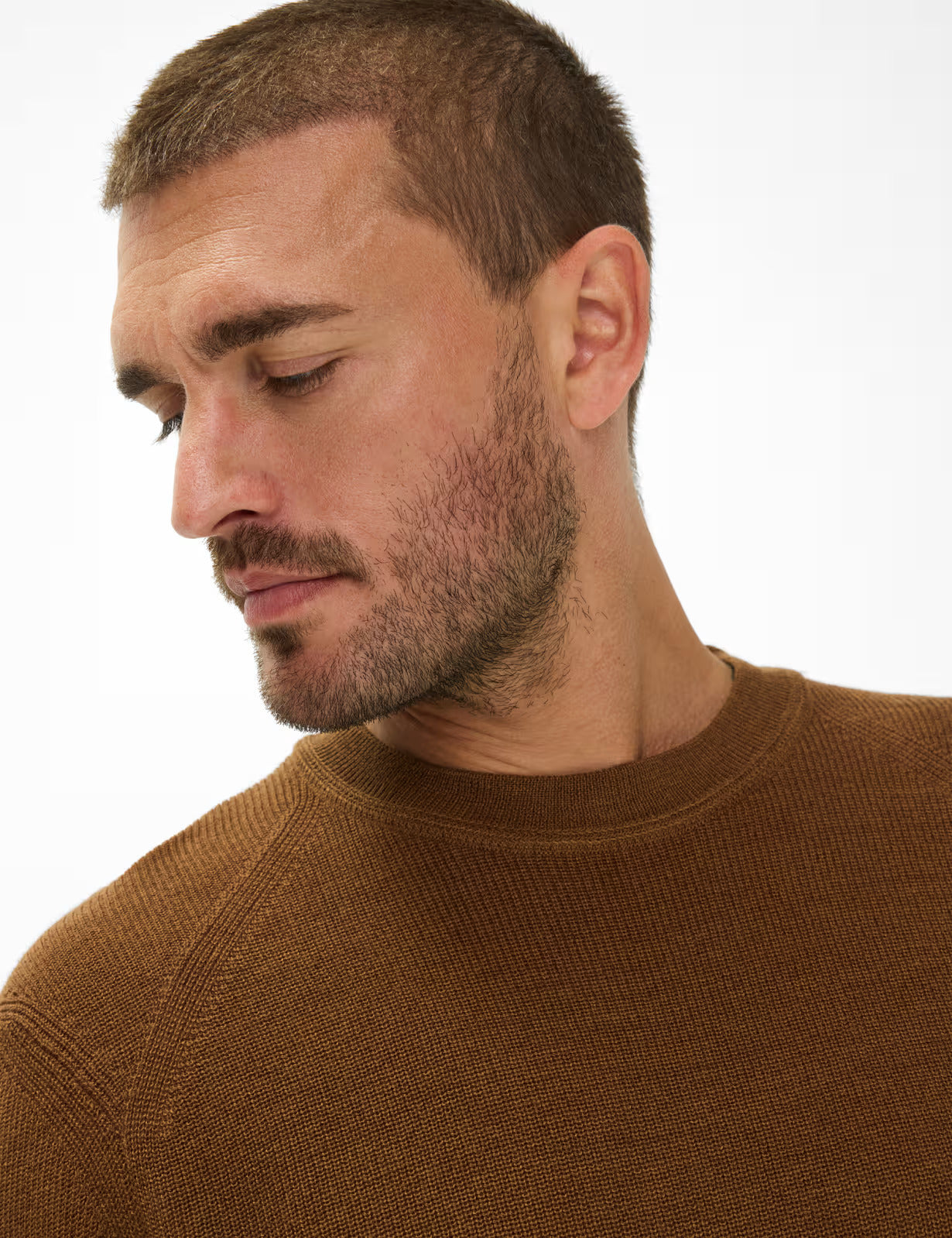 Feel Good Sportive: Knitted Sweater in a Cotton Mix