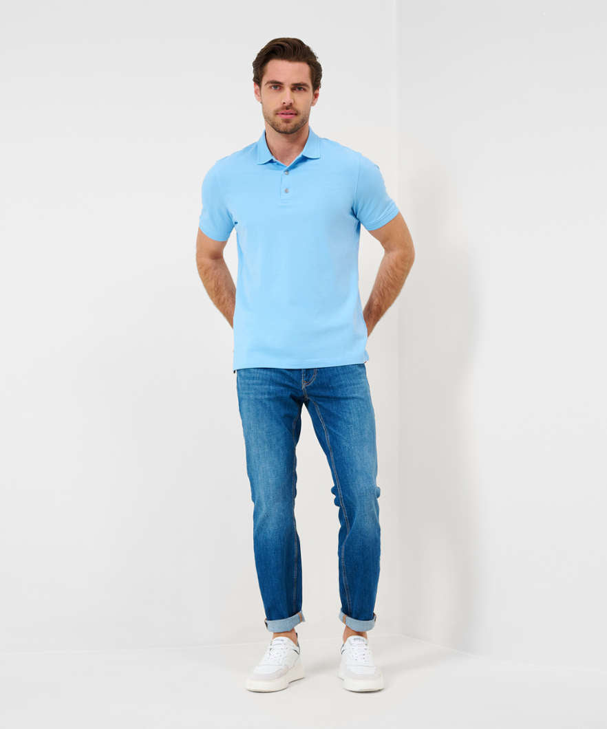 Polo Shirt in Pima Cotton Mix