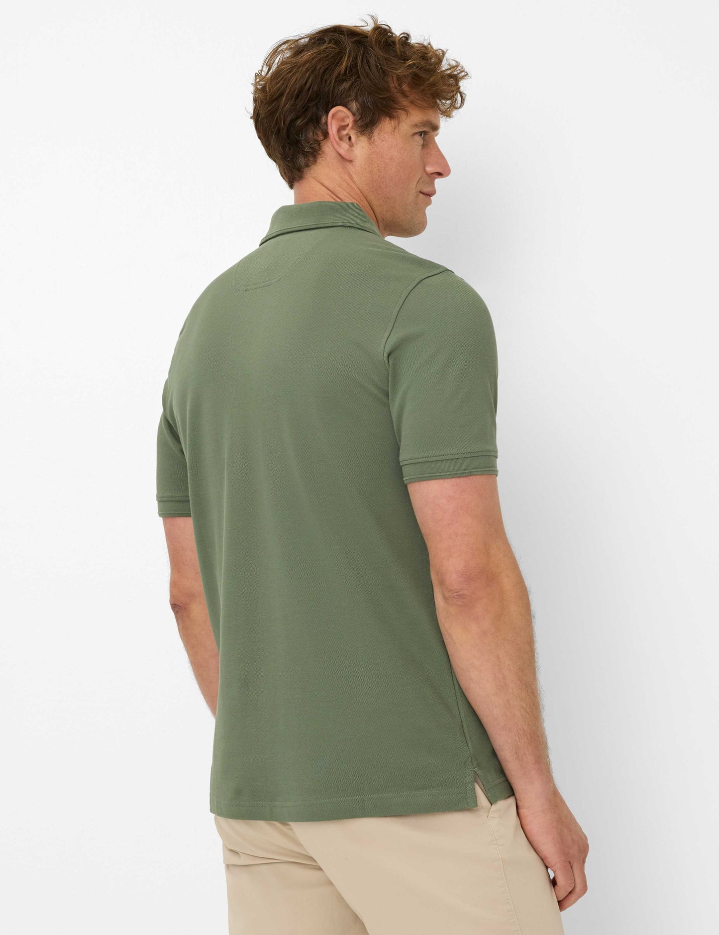 Hi-Flex Pique Knit: Polo Shirt in Cotton Mix