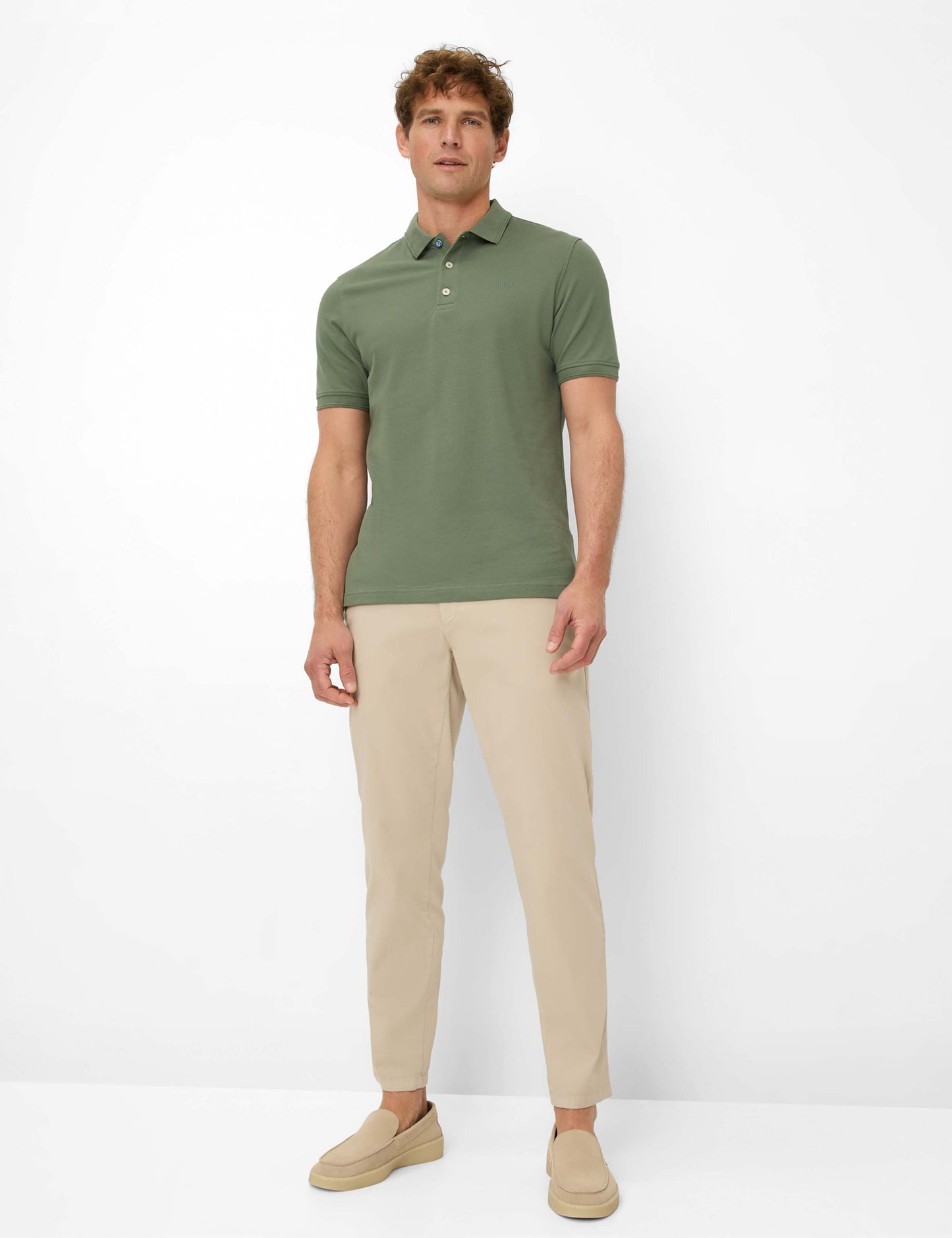 Hi-Flex Pique Knit: Polo Shirt in Cotton Mix