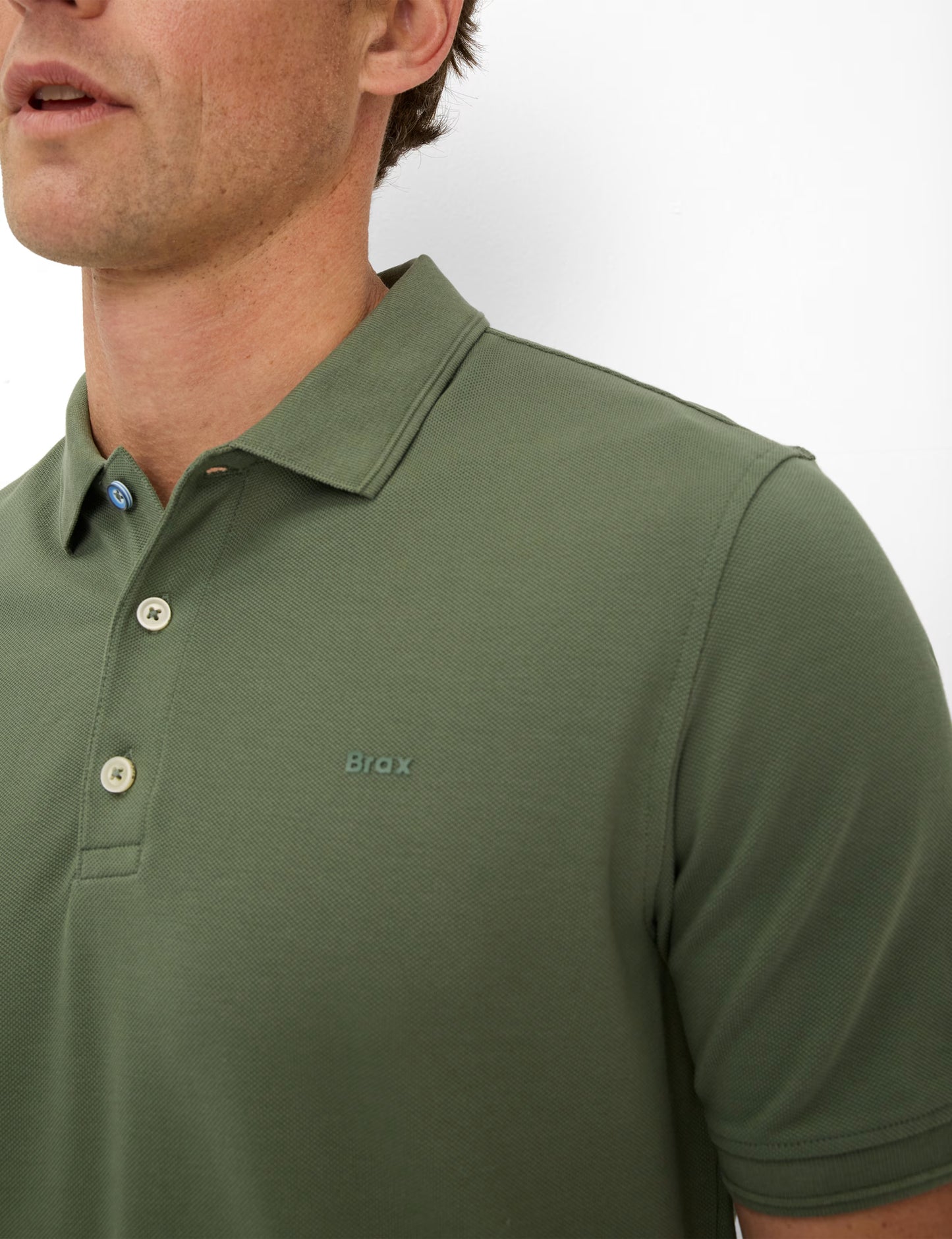 Hi-Flex Pique Knit: Polo Shirt in Cotton Mix