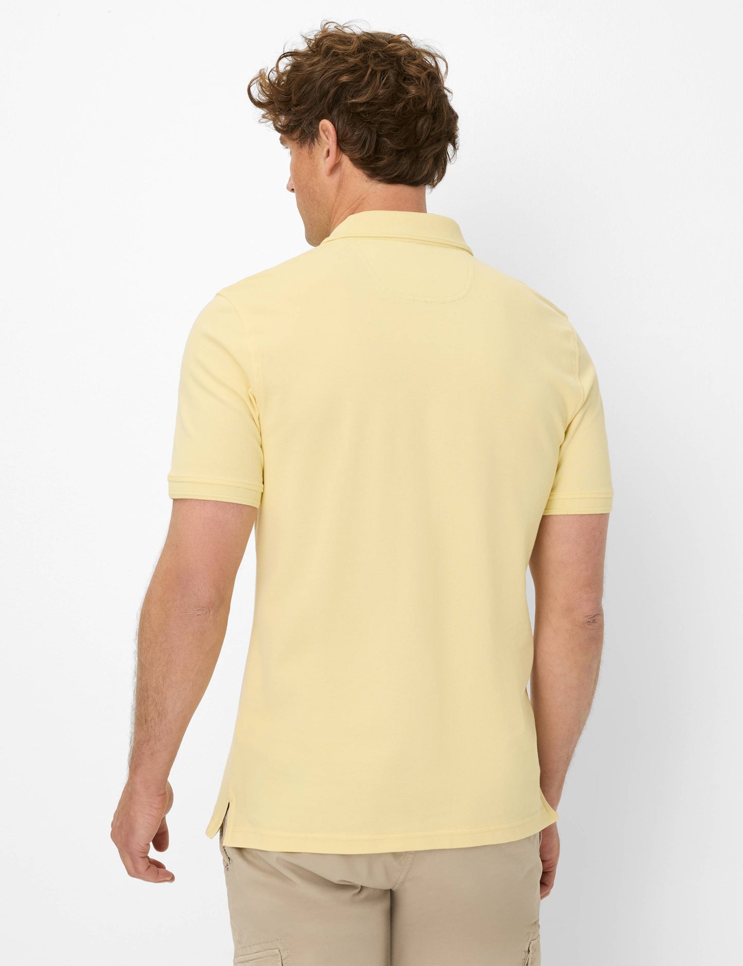 Hi-Flex Pique Knit: Polo Shirt in Cotton Mix
