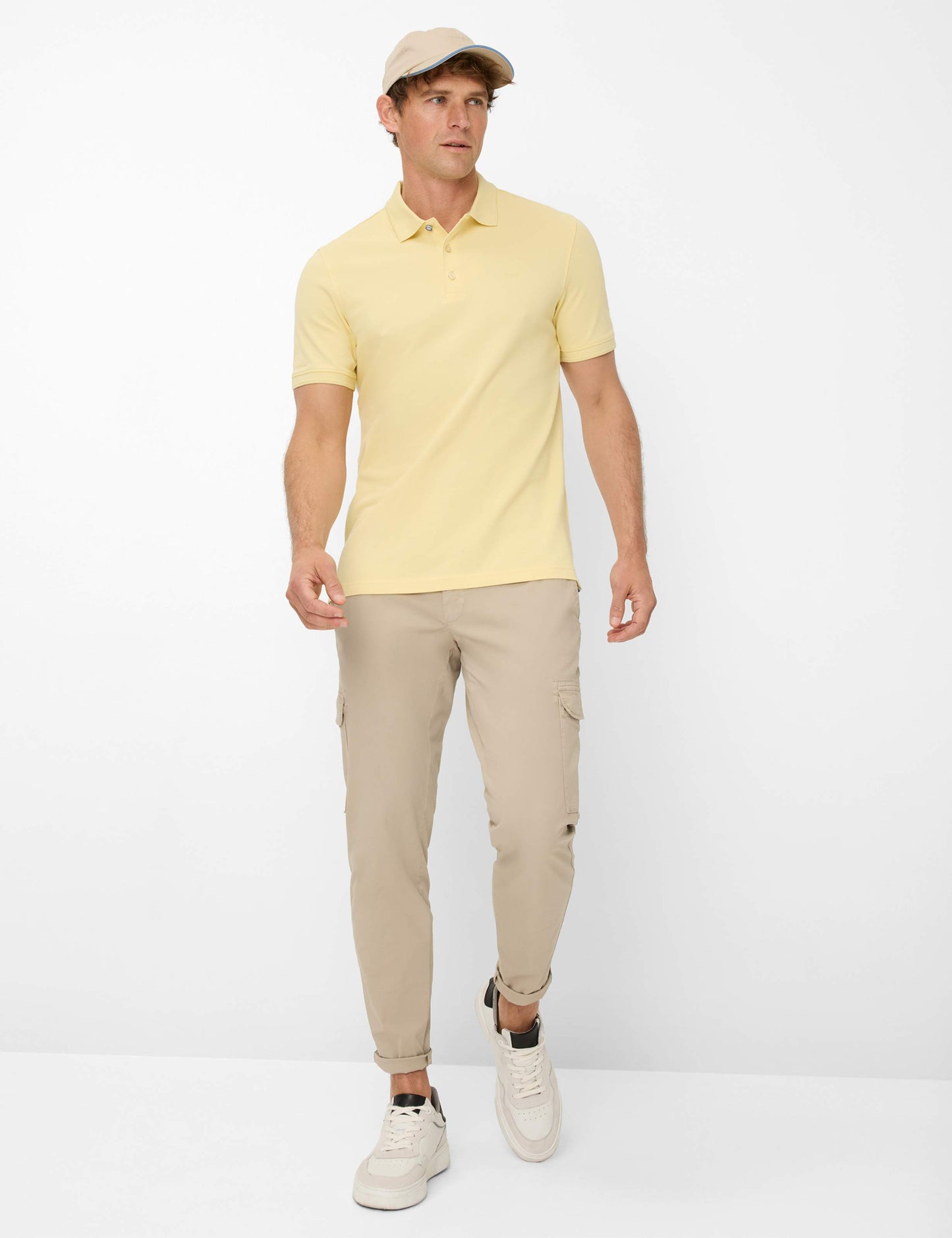 Hi-Flex Pique Knit: Polo Shirt in Cotton Mix