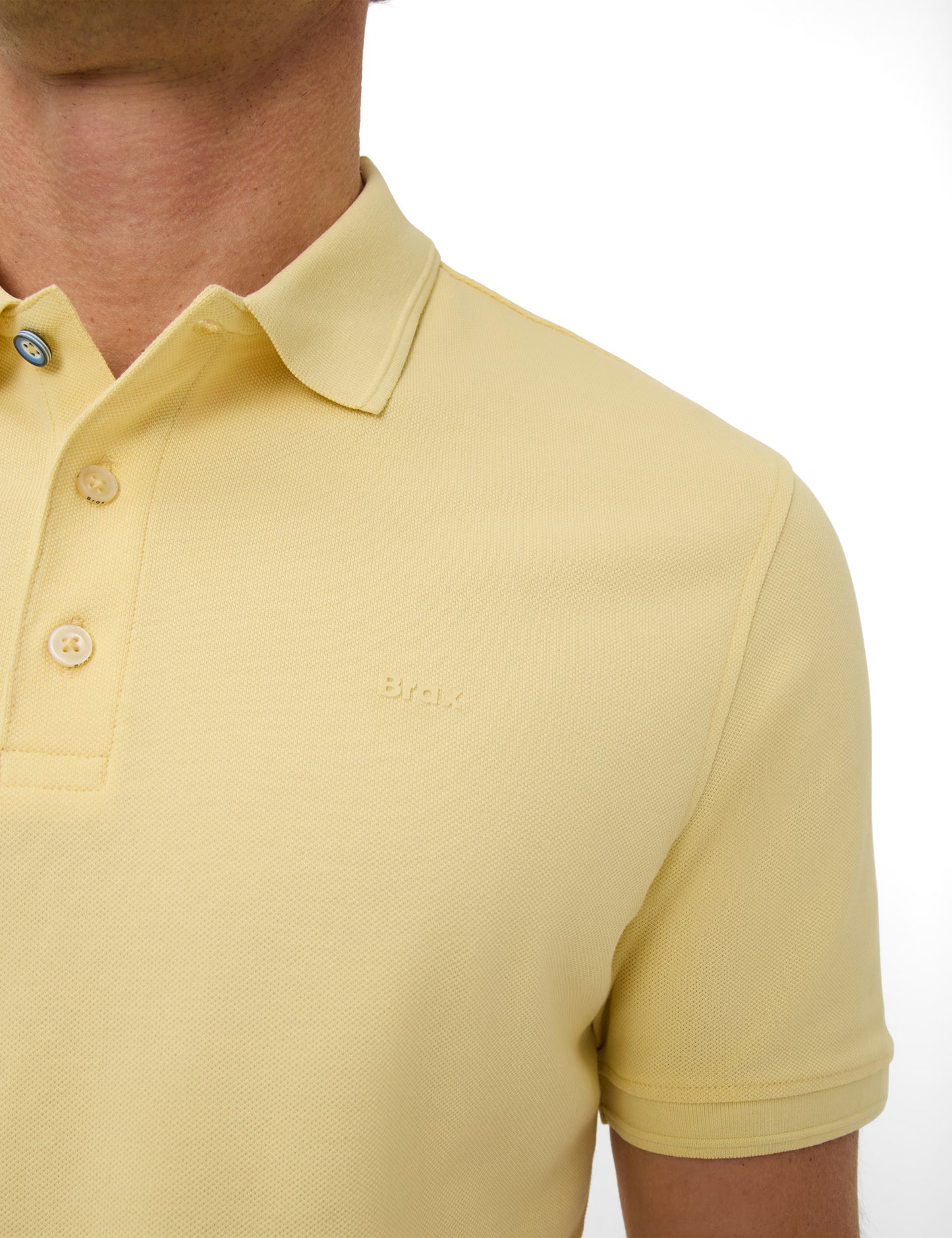 Hi-Flex Pique Knit: Polo Shirt in Cotton Mix