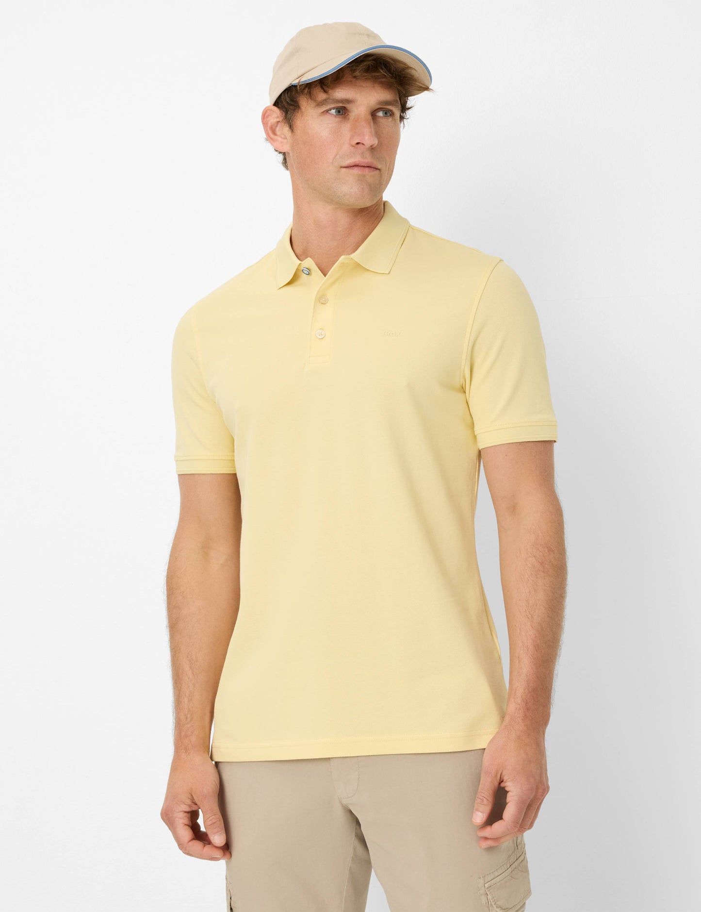 Hi-Flex Pique Knit: Polo Shirt in Cotton Mix