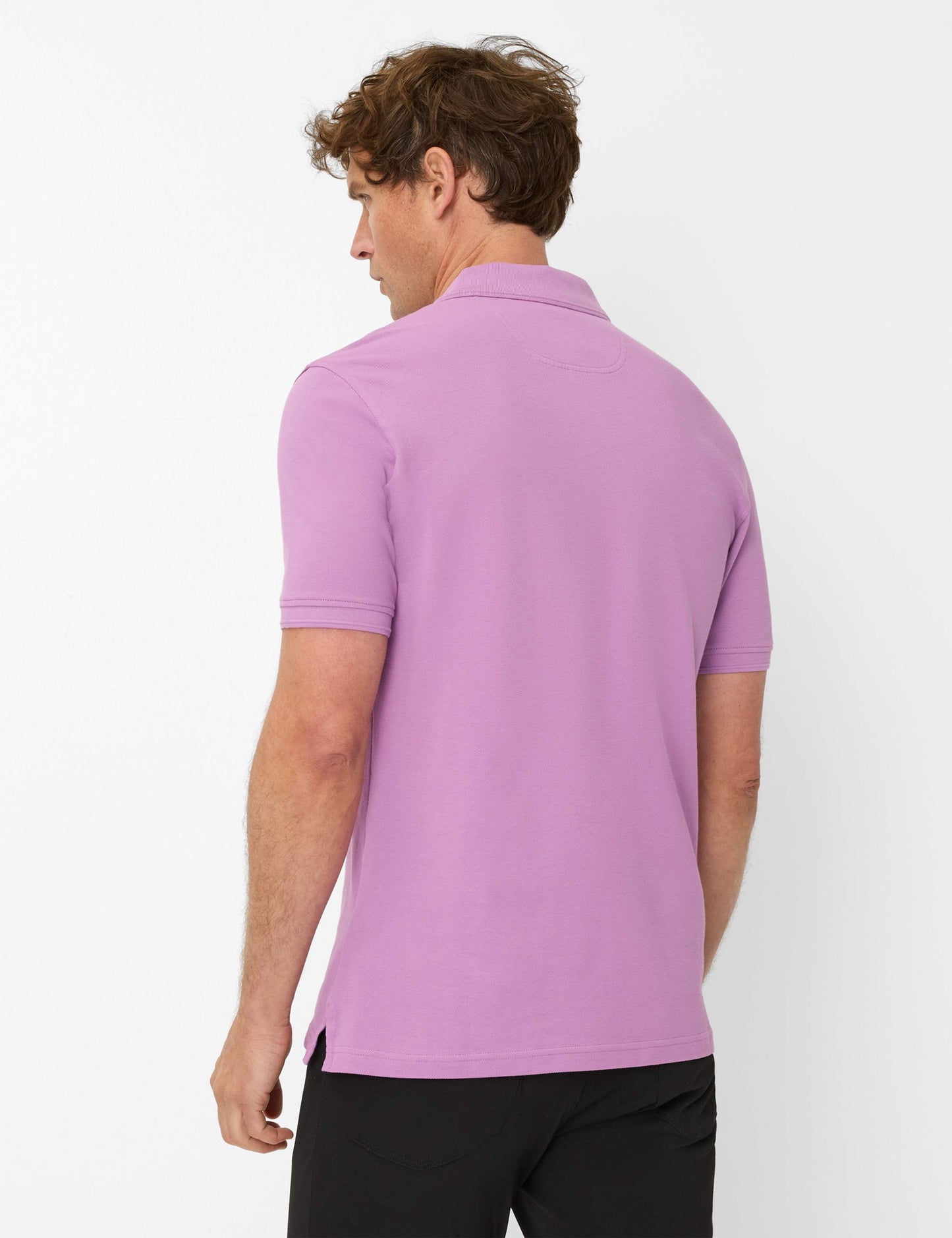 Hi-Flex Pique Knit: Polo Shirt in Cotton Mix