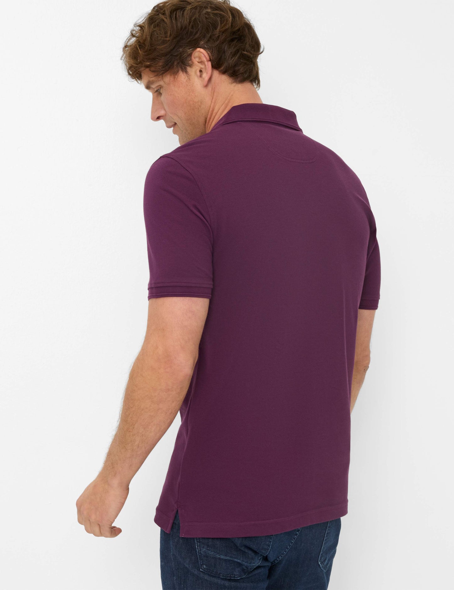 Hi-Flex Pique Knit: Polo Shirt in Cotton Mix
