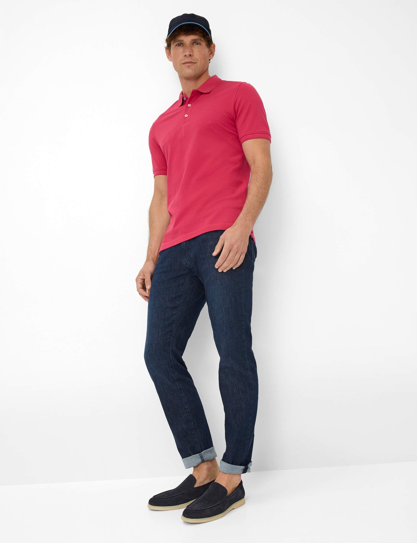 Hi-Flex Pique Knit: Polo Shirt in Cotton Mix