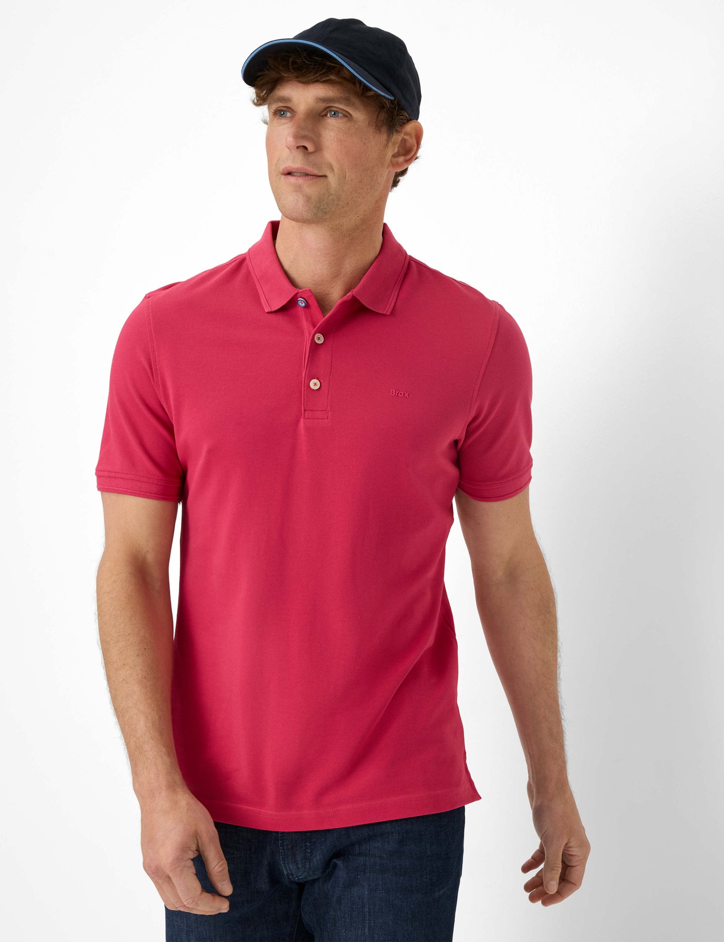 Hi-Flex Pique Knit: Polo Shirt in Cotton Mix