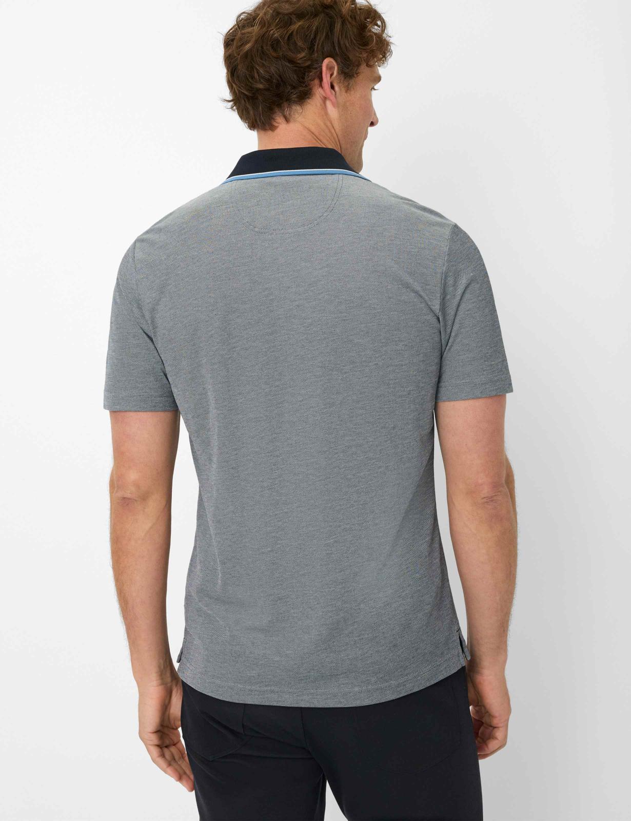 Piqué: Polo Shirt in Cotton Mix