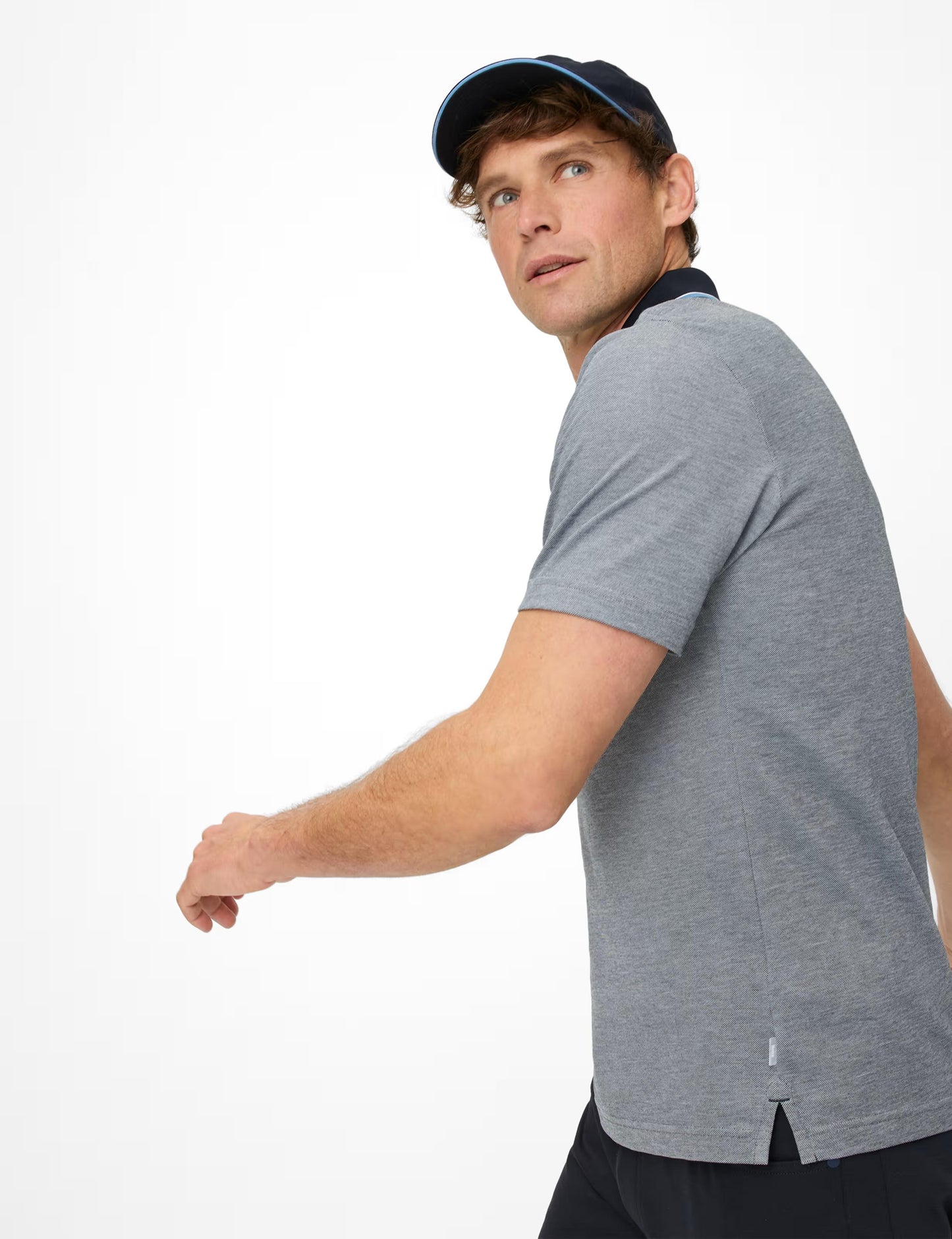 Piqué: Polo Shirt in Cotton Mix