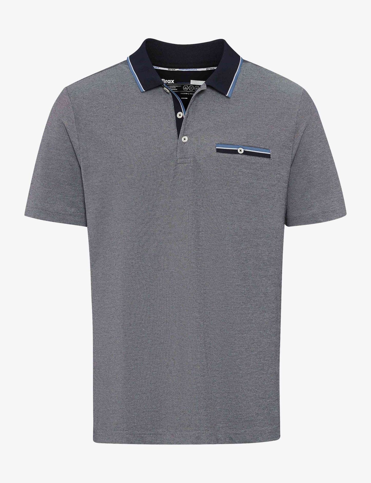 Piqué: Polo Shirt in Cotton Mix