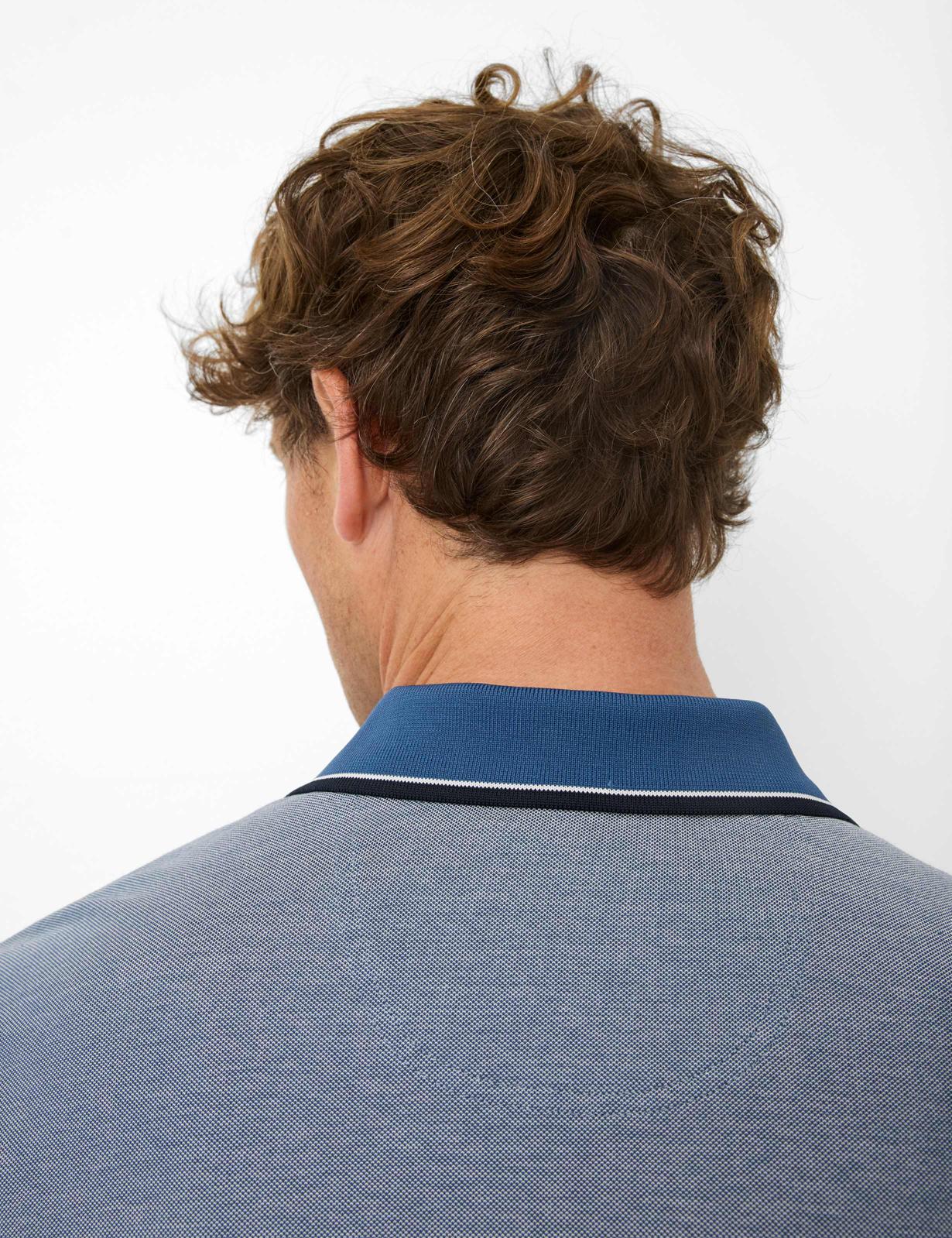Piqué: Polo Shirt in Cotton Mix