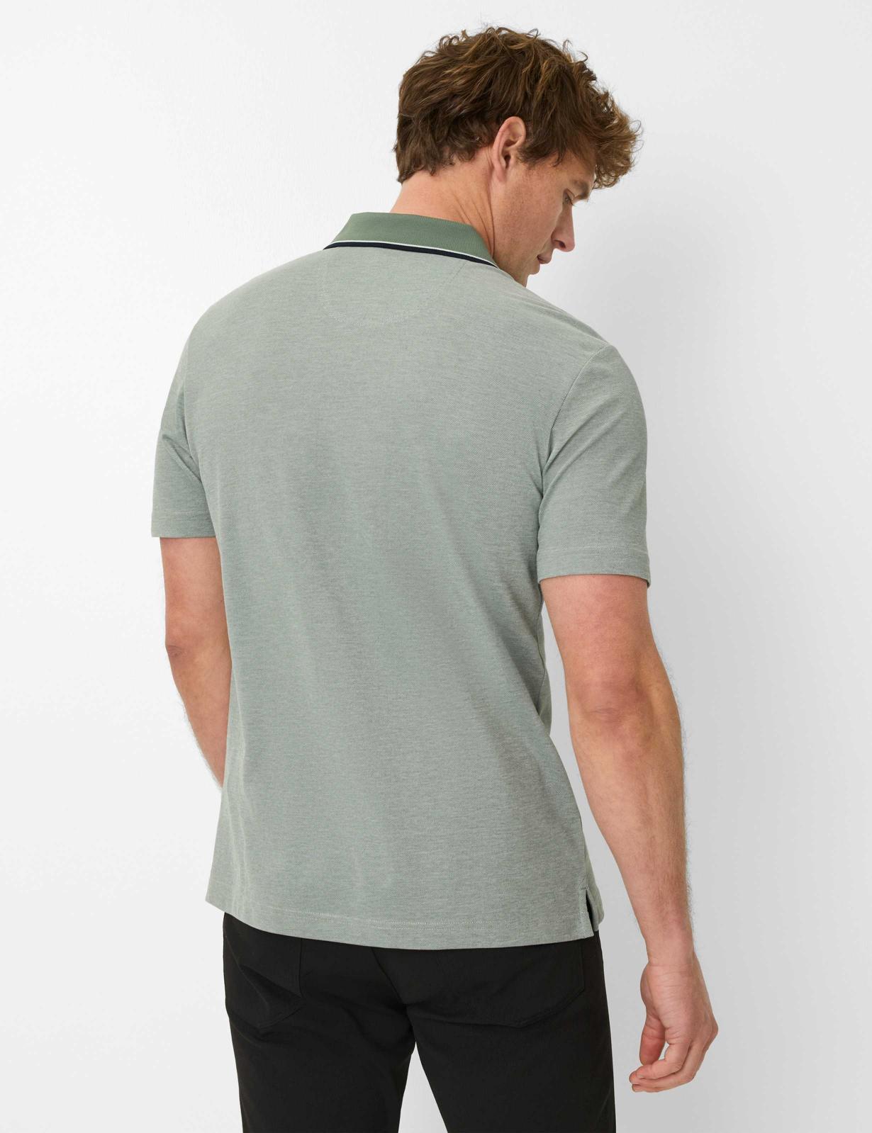 Piqué: Polo Shirt in Cotton Mix