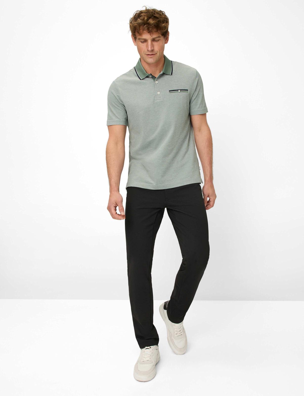 Piqué: Polo Shirt in Cotton Mix