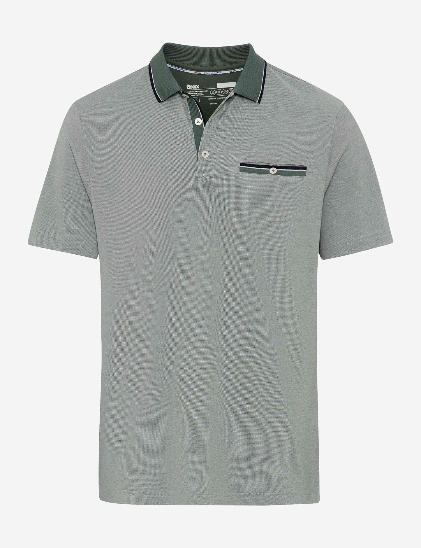 Piqué: Polo Shirt in Cotton Mix