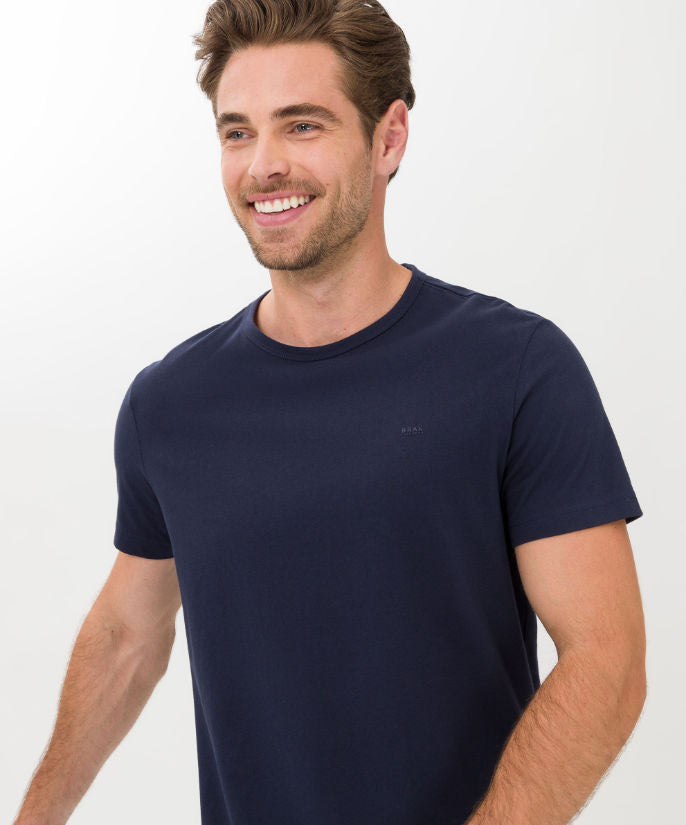 Pure Cotton T-shirt with Crew Neck