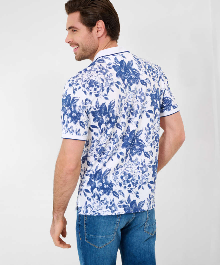 Polo Shirt with All-over Print