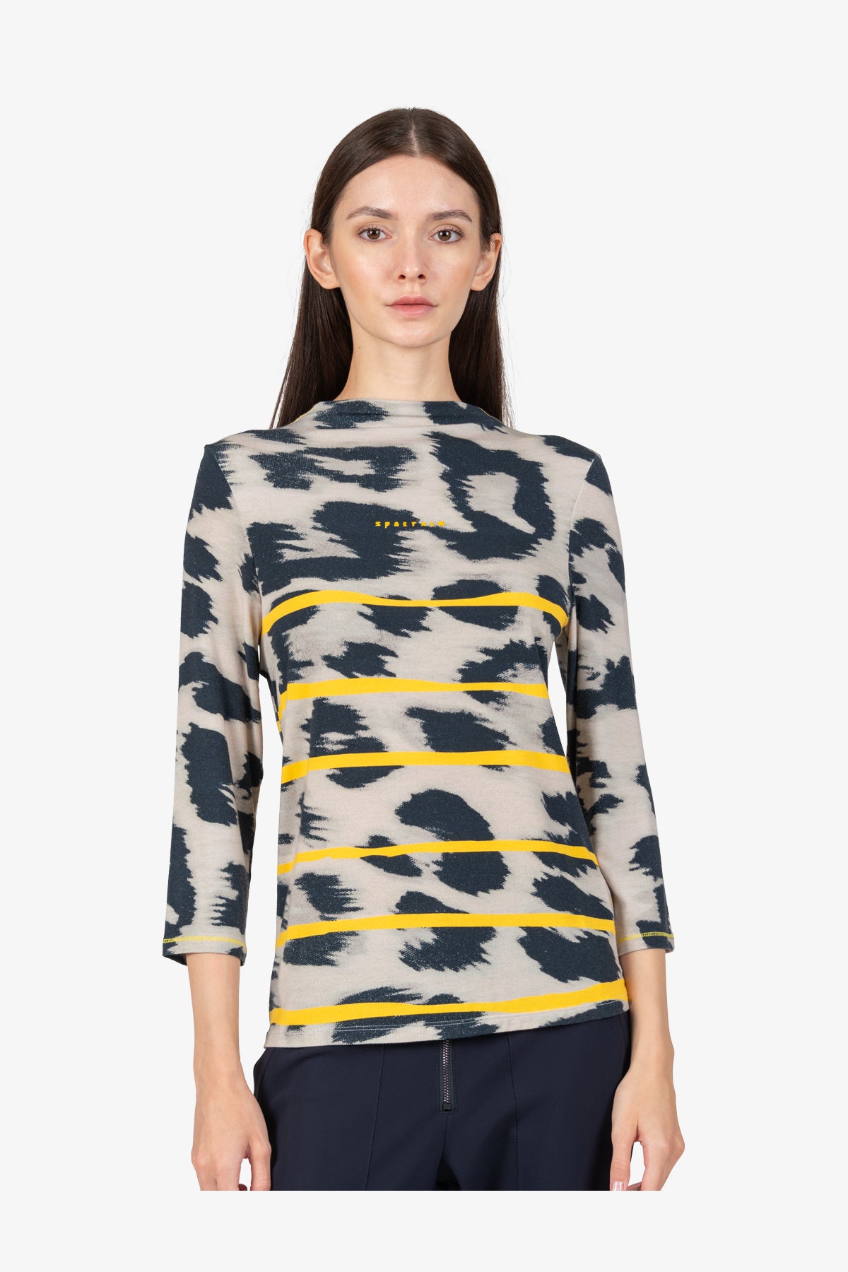 Shirt with Small Stand-up Collar