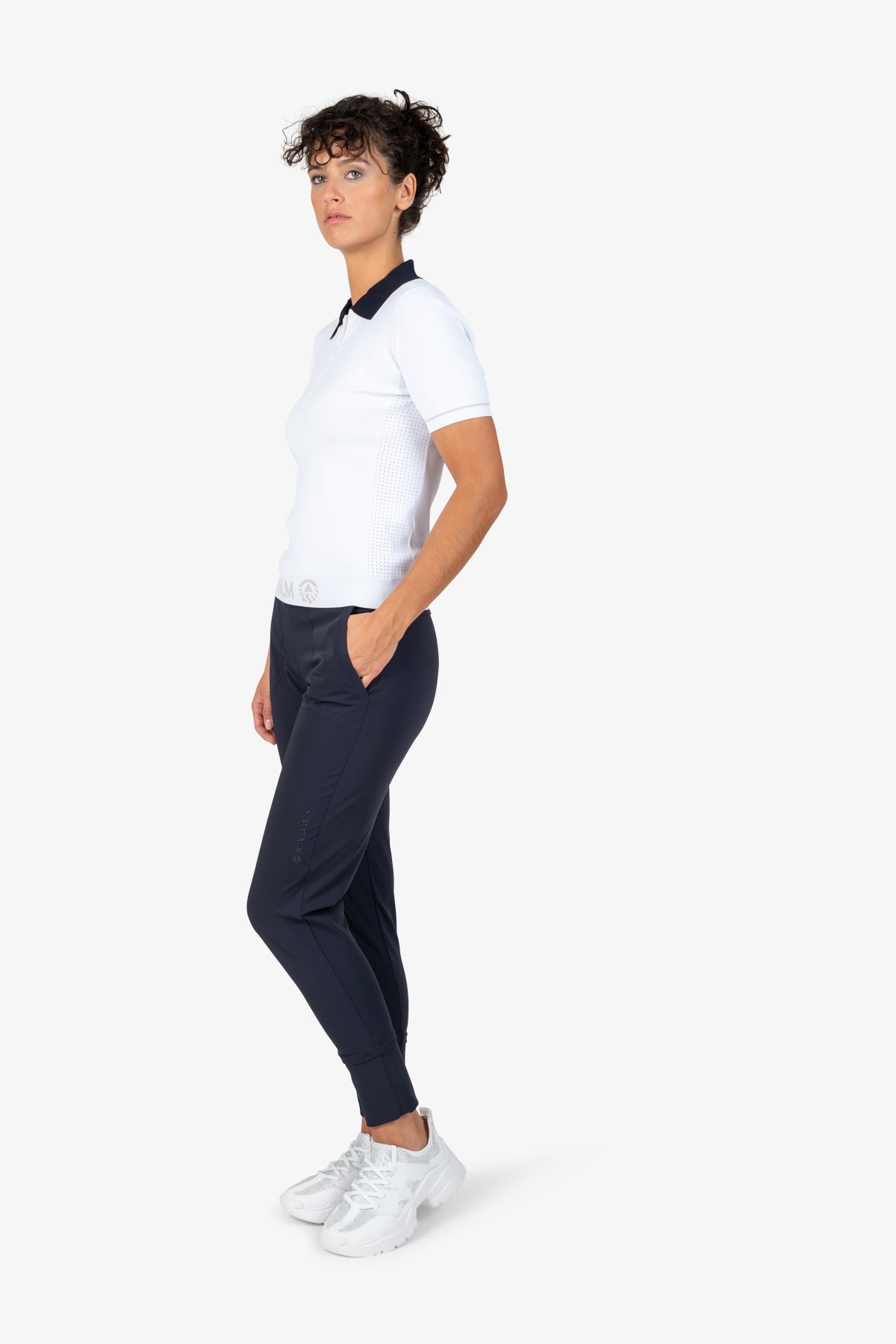 Polo Shirt with Turn-down Collar