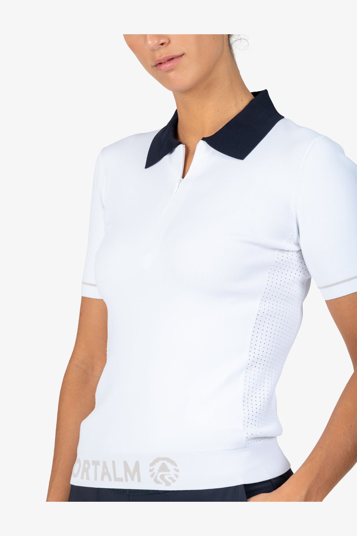Polo Shirt with Turn-down Collar