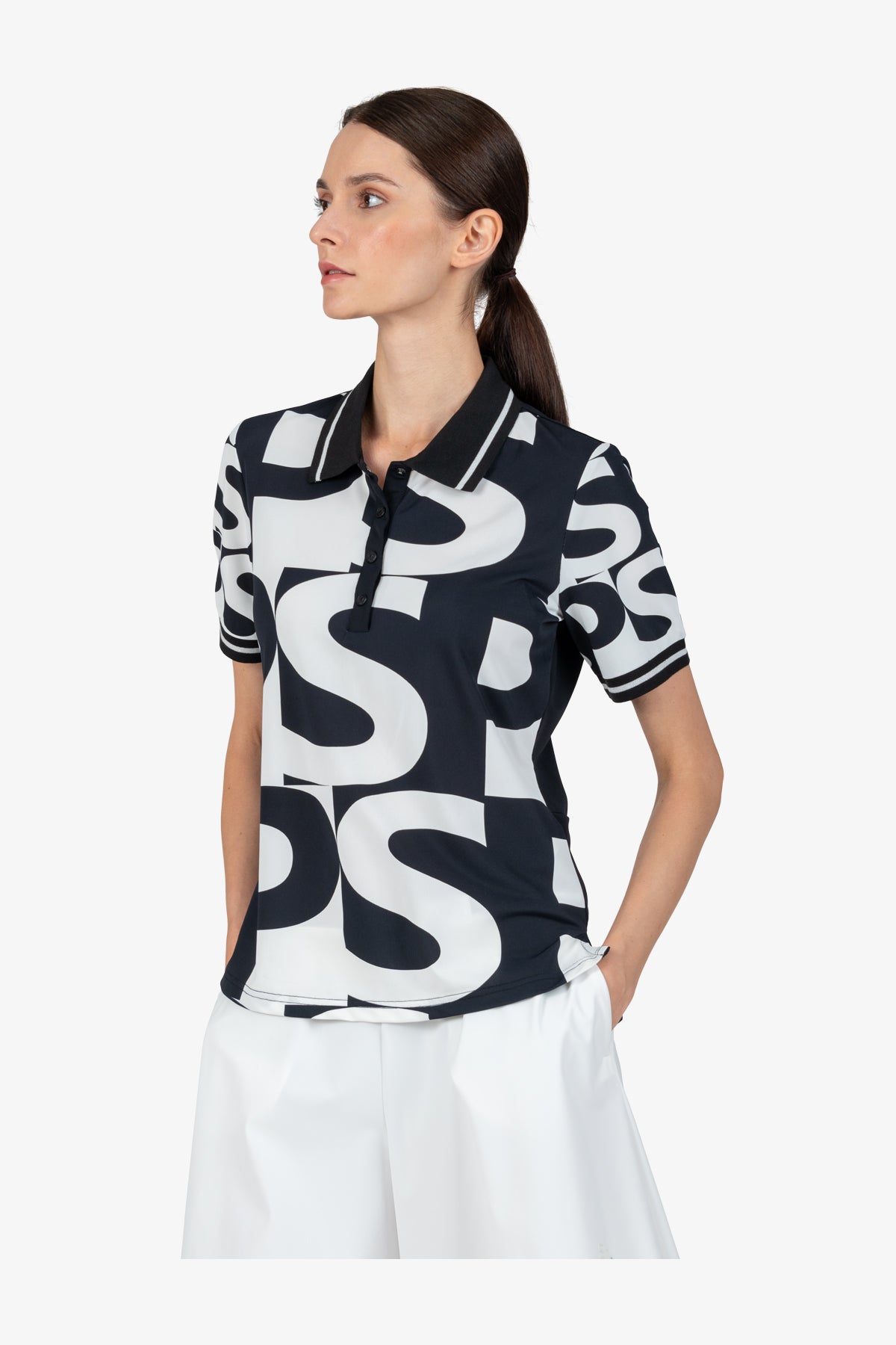 Polo Shirt with Shirt Collar