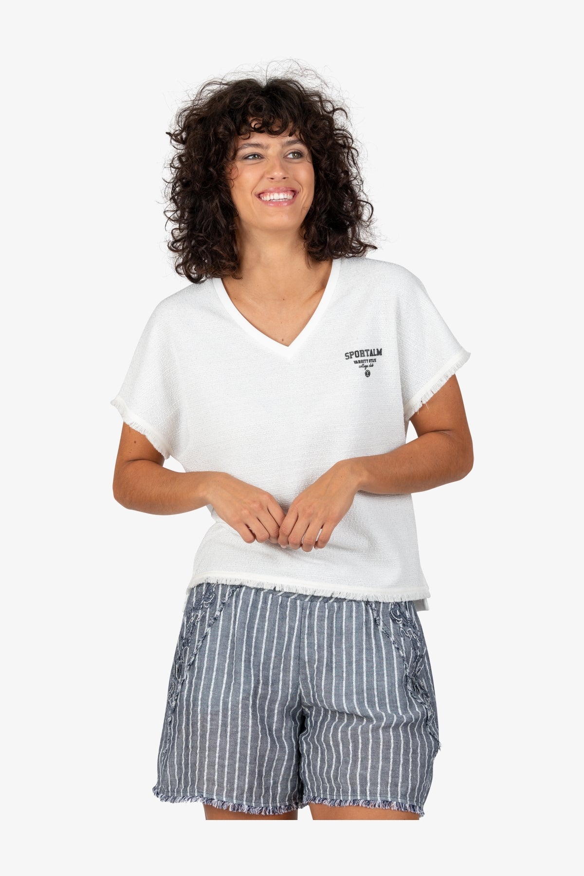 V-neck T-shirt