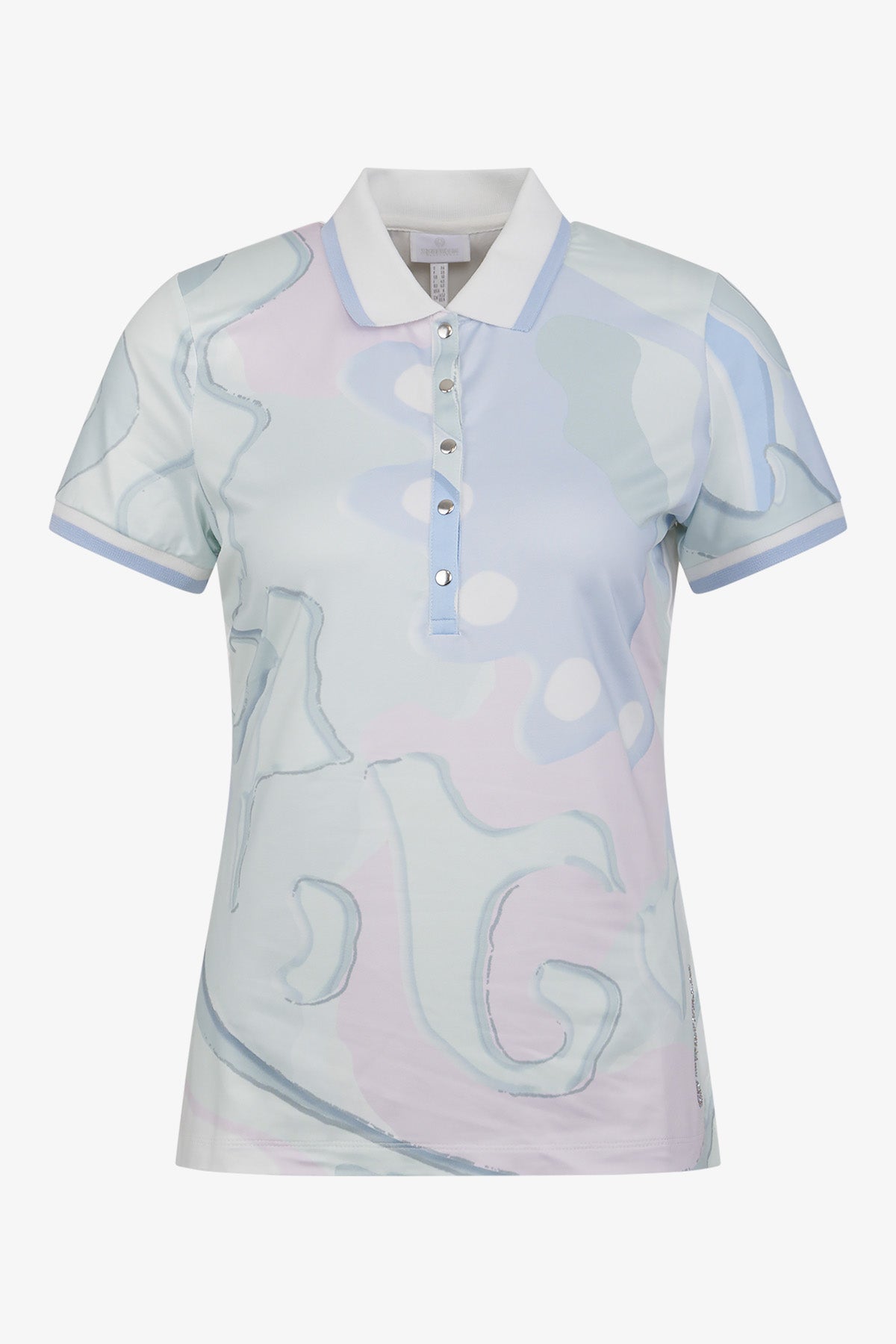 Polo Shirt with Knitted Collar