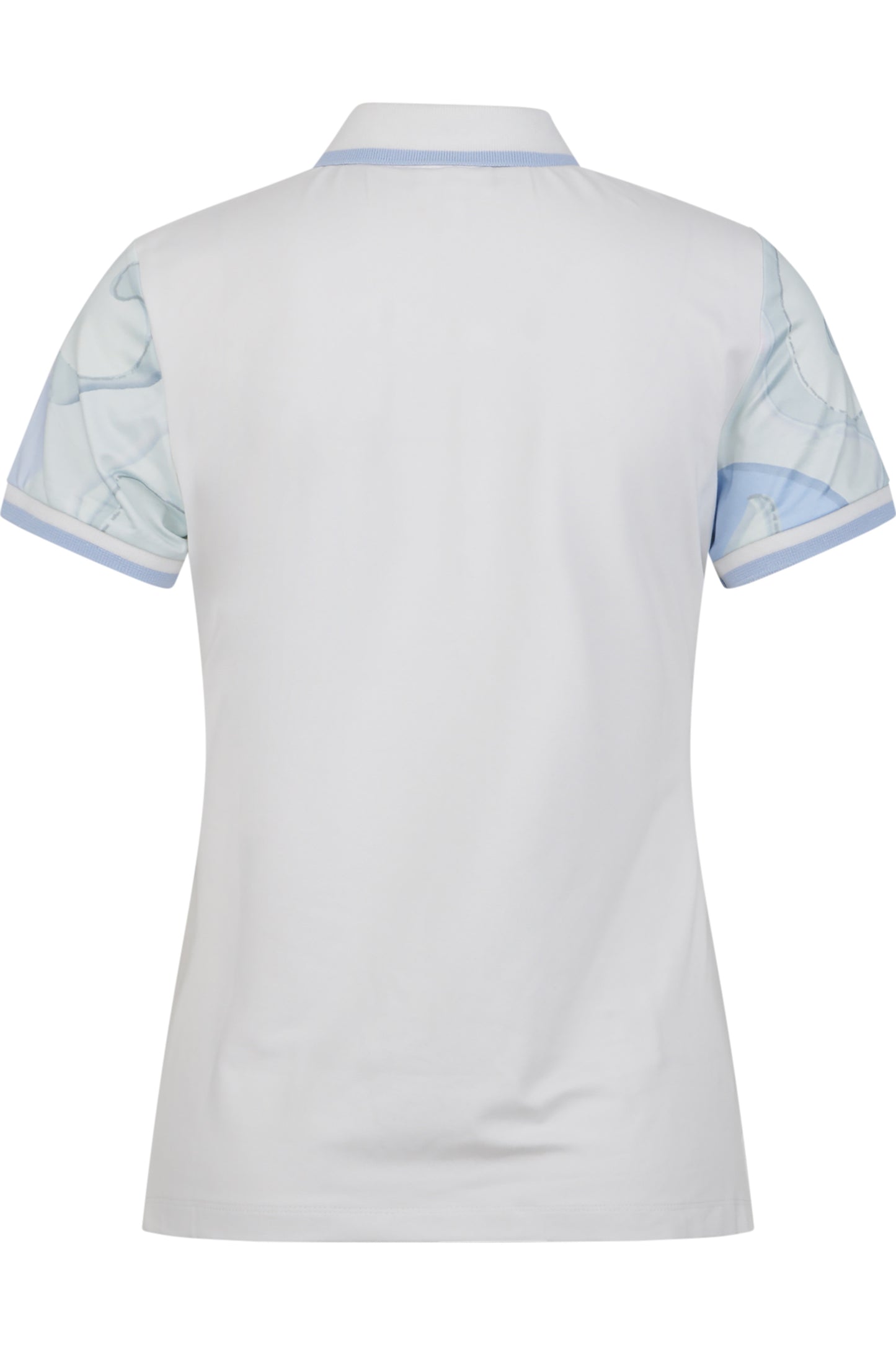 Polo Shirt with Knitted Collar