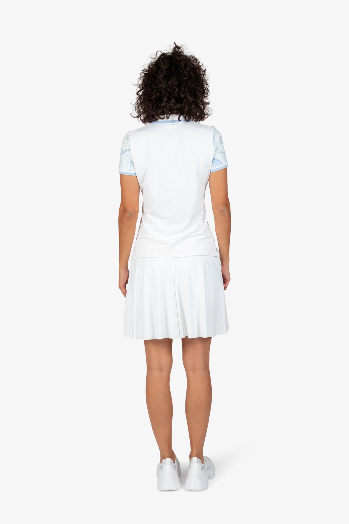 Polo Shirt with Knitted Collar