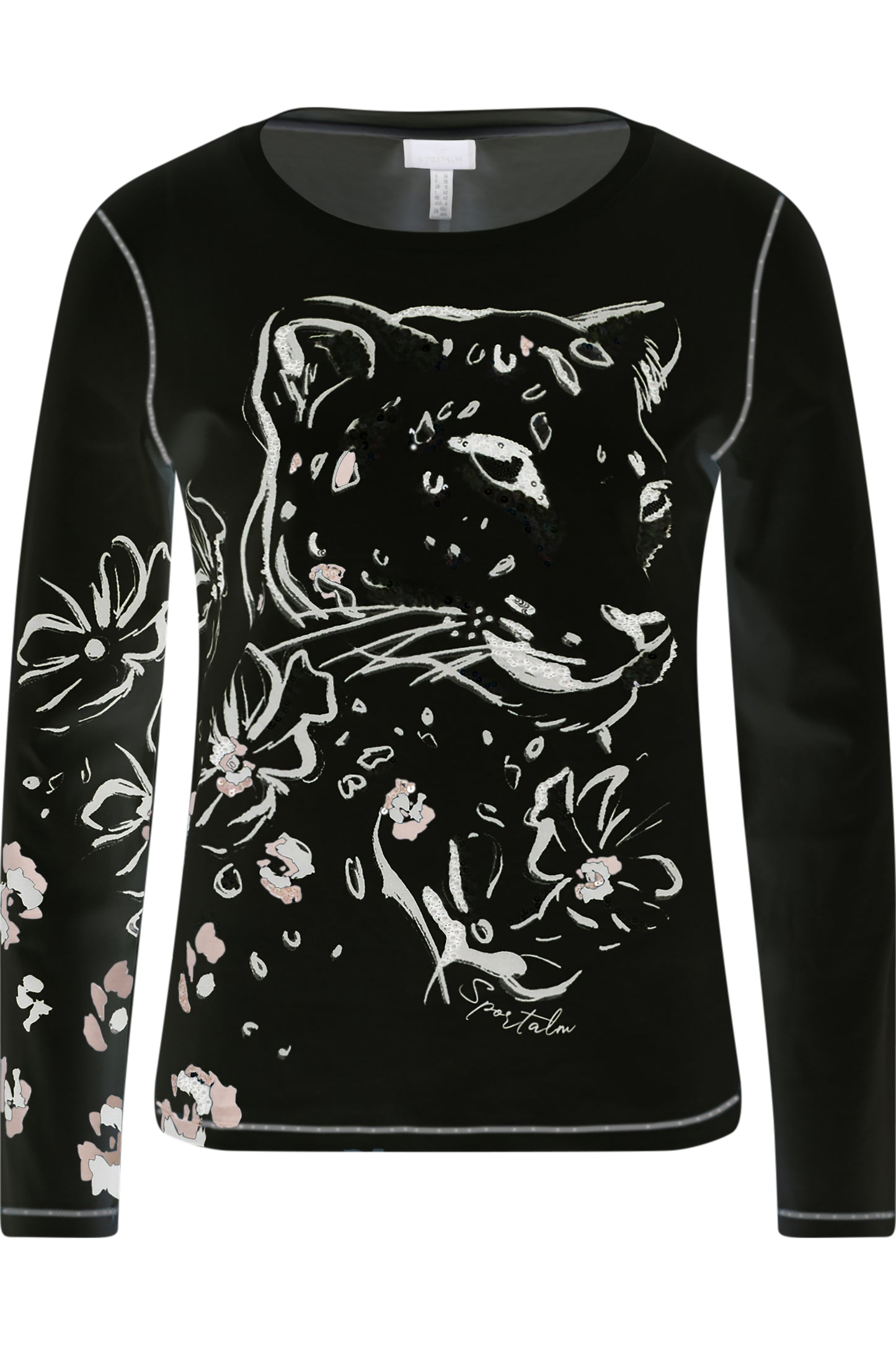 Shirt with Elaborate Leo Print