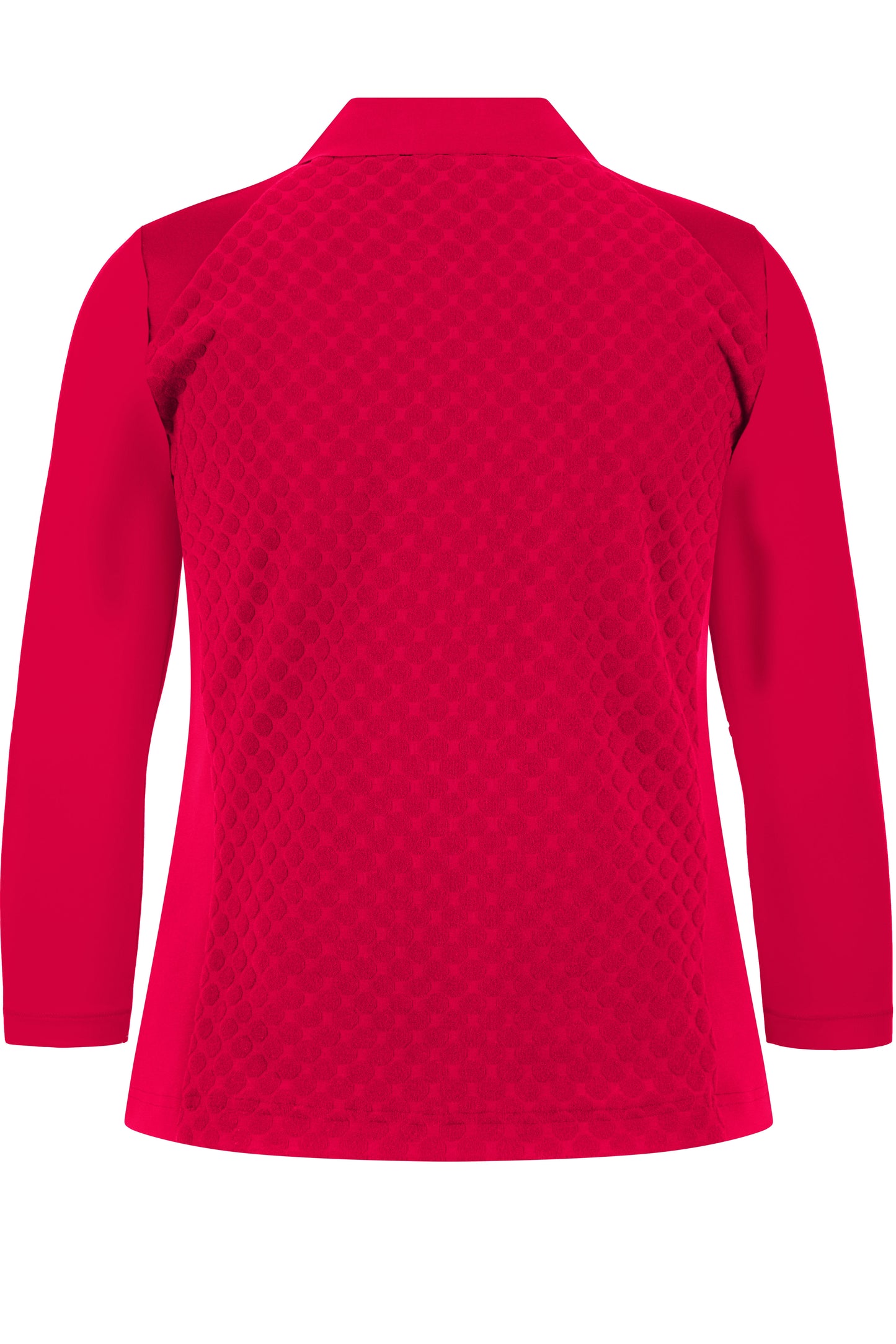 Slim Fit Polo Shirt with 3/4 Sleeves