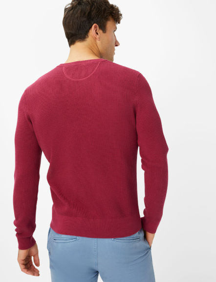 Structure: Knitted Sweater in Cotton-polyamide Mix