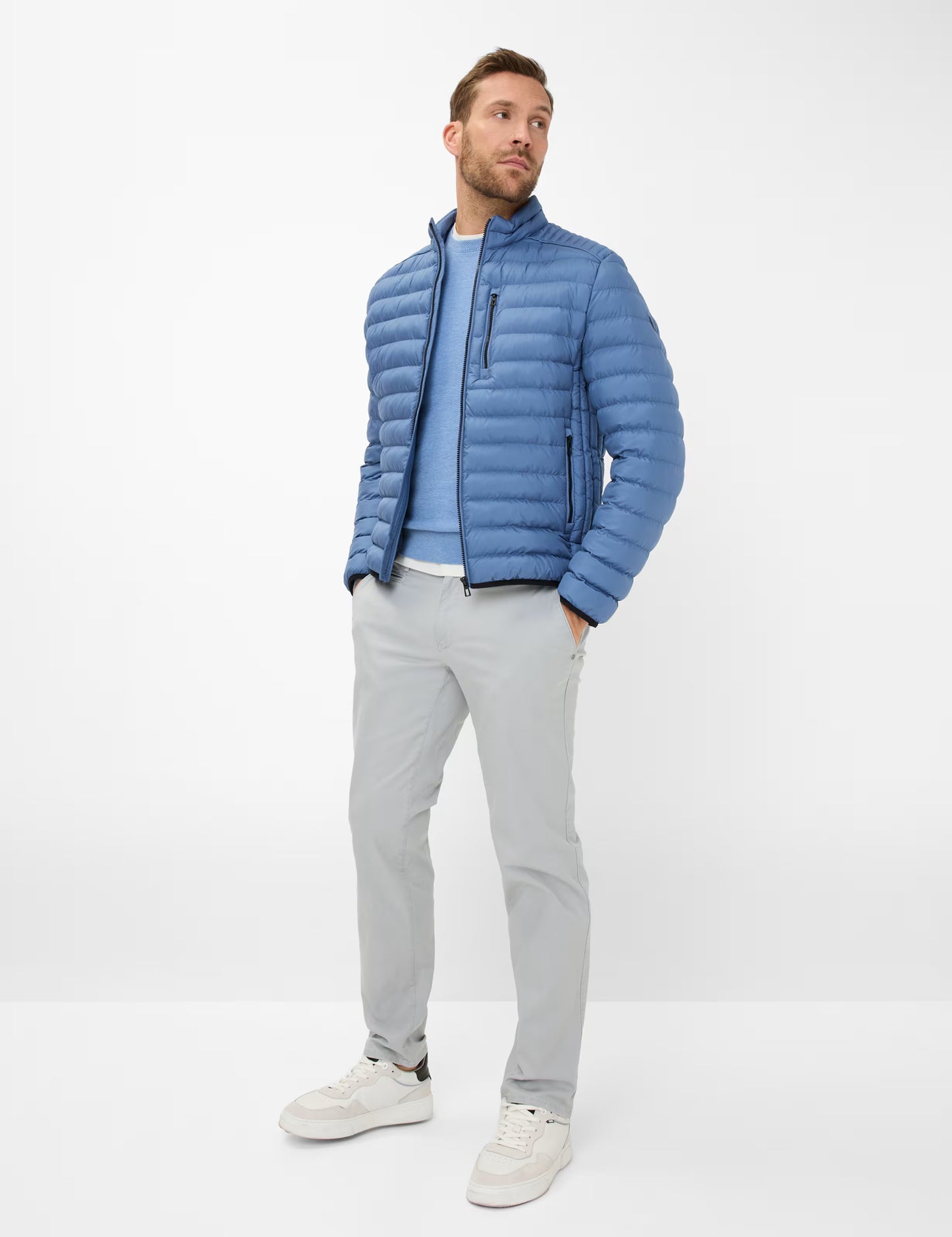 Structure: Sweater in Cotton-Linen Mix