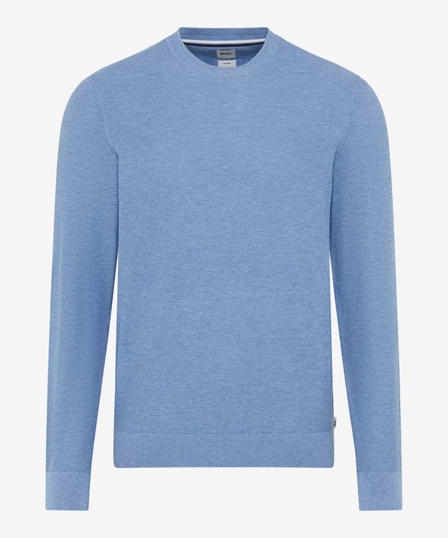 Structure: Sweater in Cotton-Linen Mix