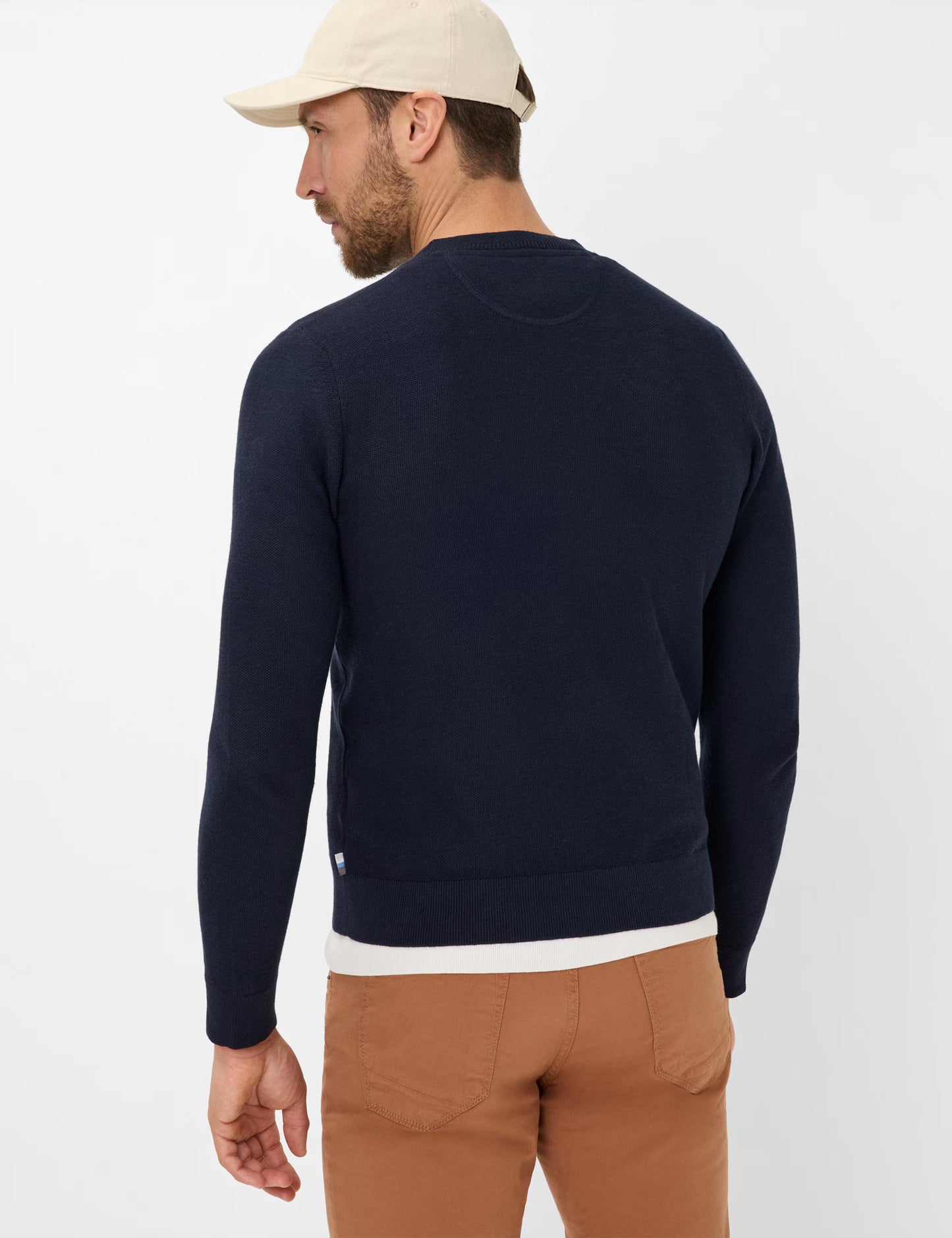 Structure: Sweater in Cotton-Linen Mix