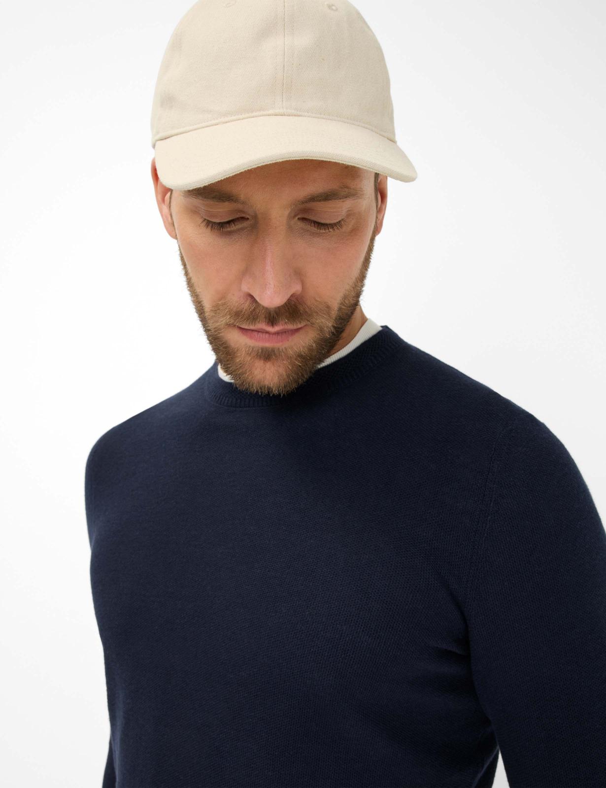 Structure: Sweater in Cotton-Linen Mix