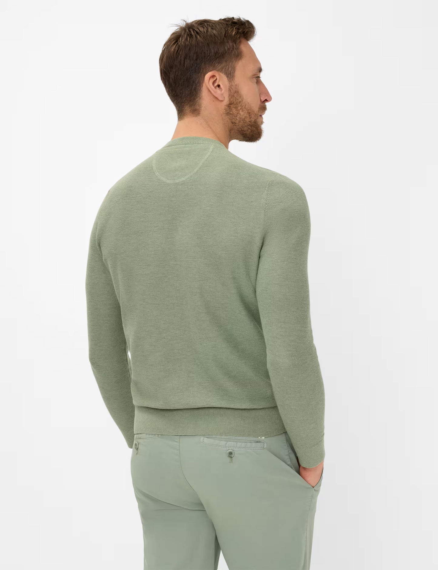 Structure: Sweater in Cotton-Linen Mix