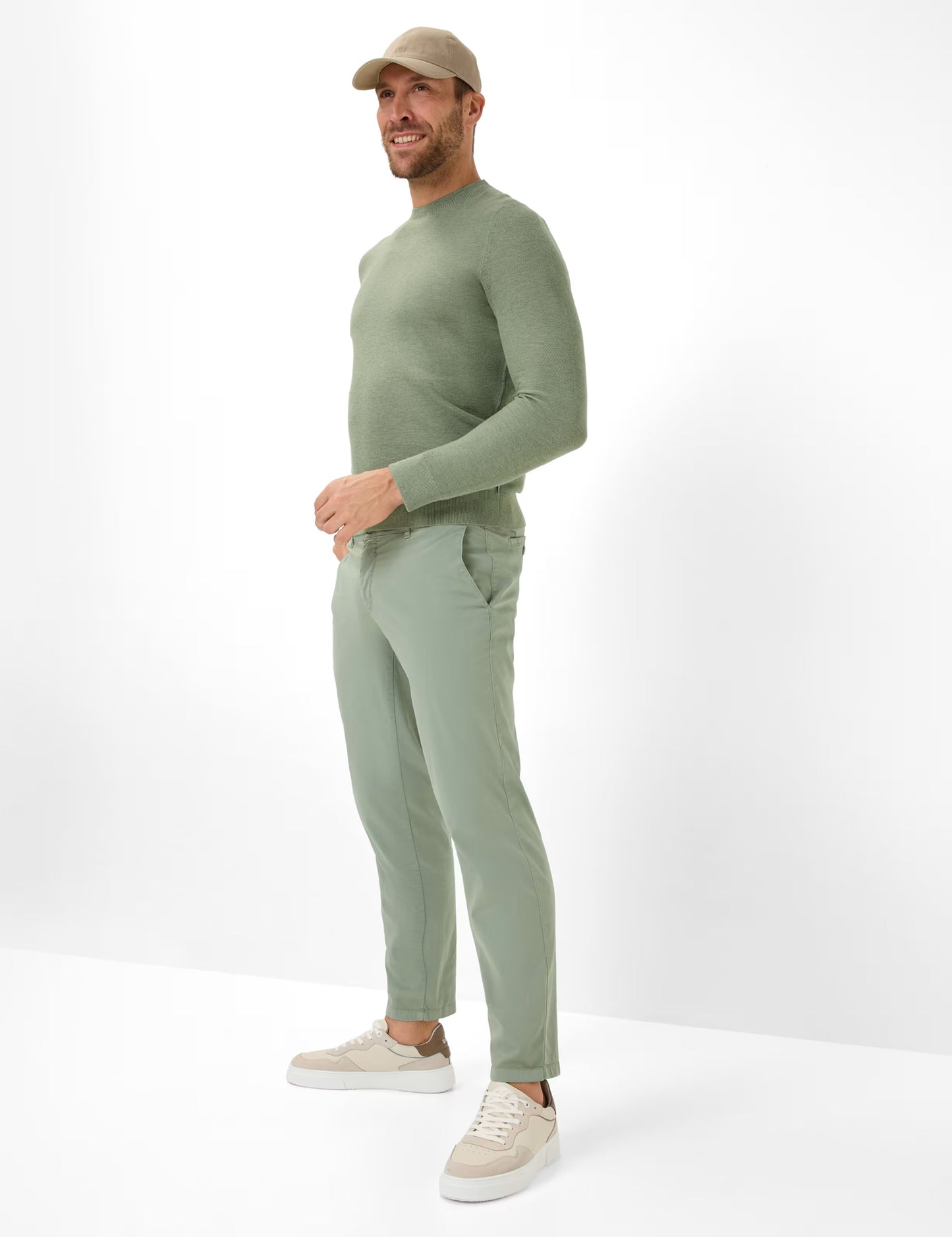 Structure: Sweater in Cotton-Linen Mix