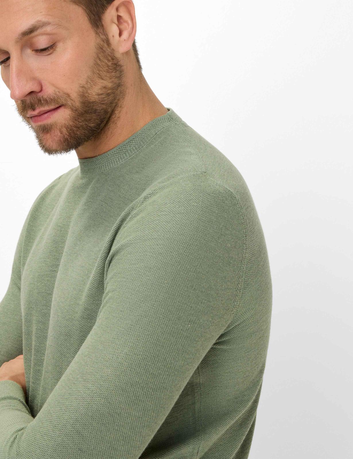 Structure: Sweater in Cotton-Linen Mix
